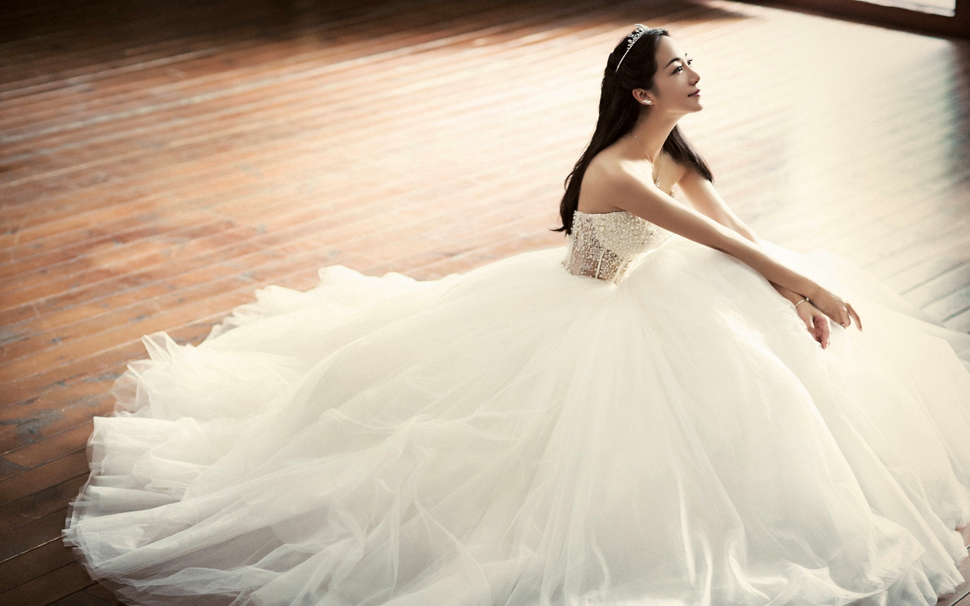 韩雪 美女 唯美 婚纱 宽屏 明星
