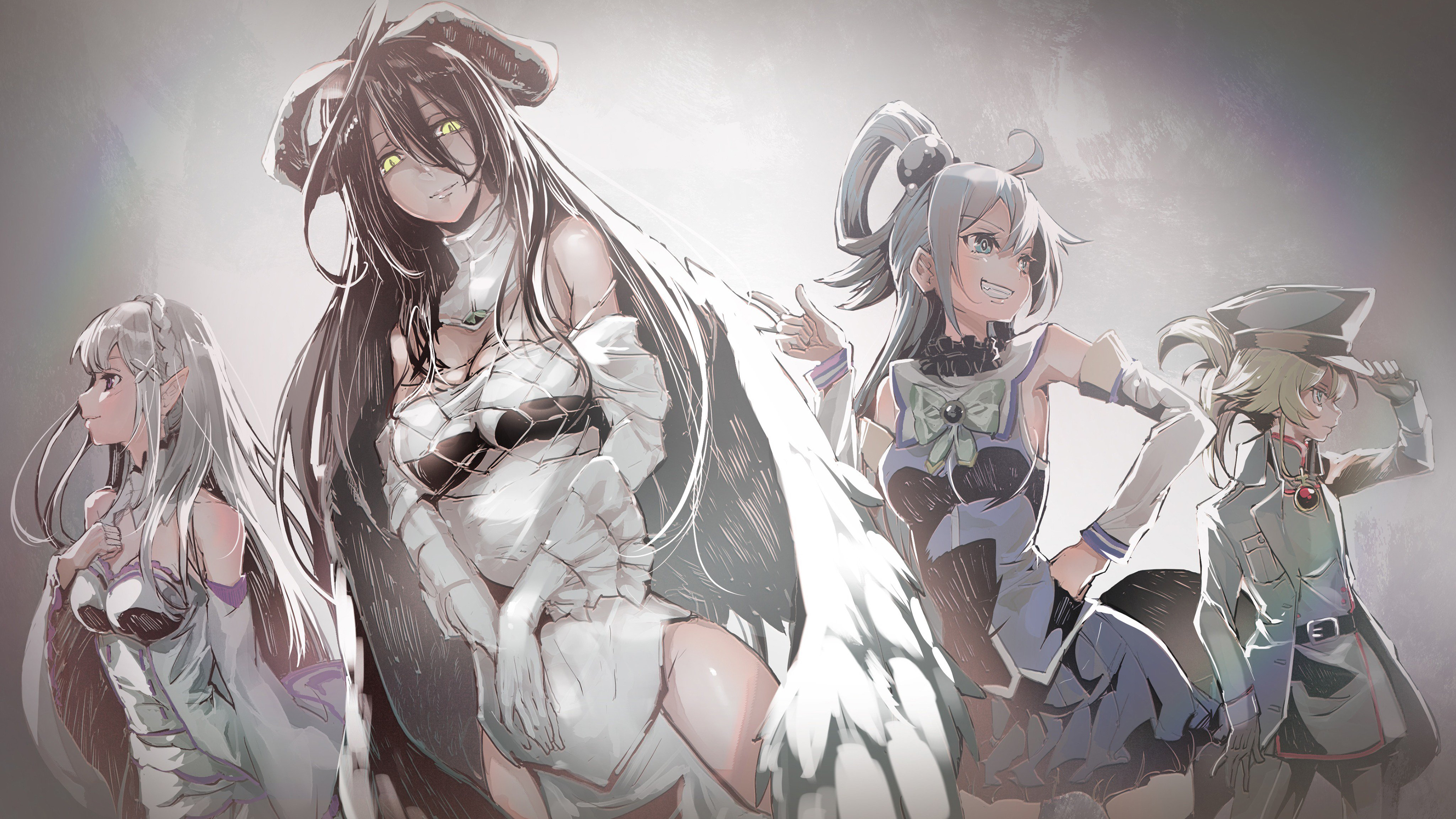 卡通人物 二次元 姐妹 组合