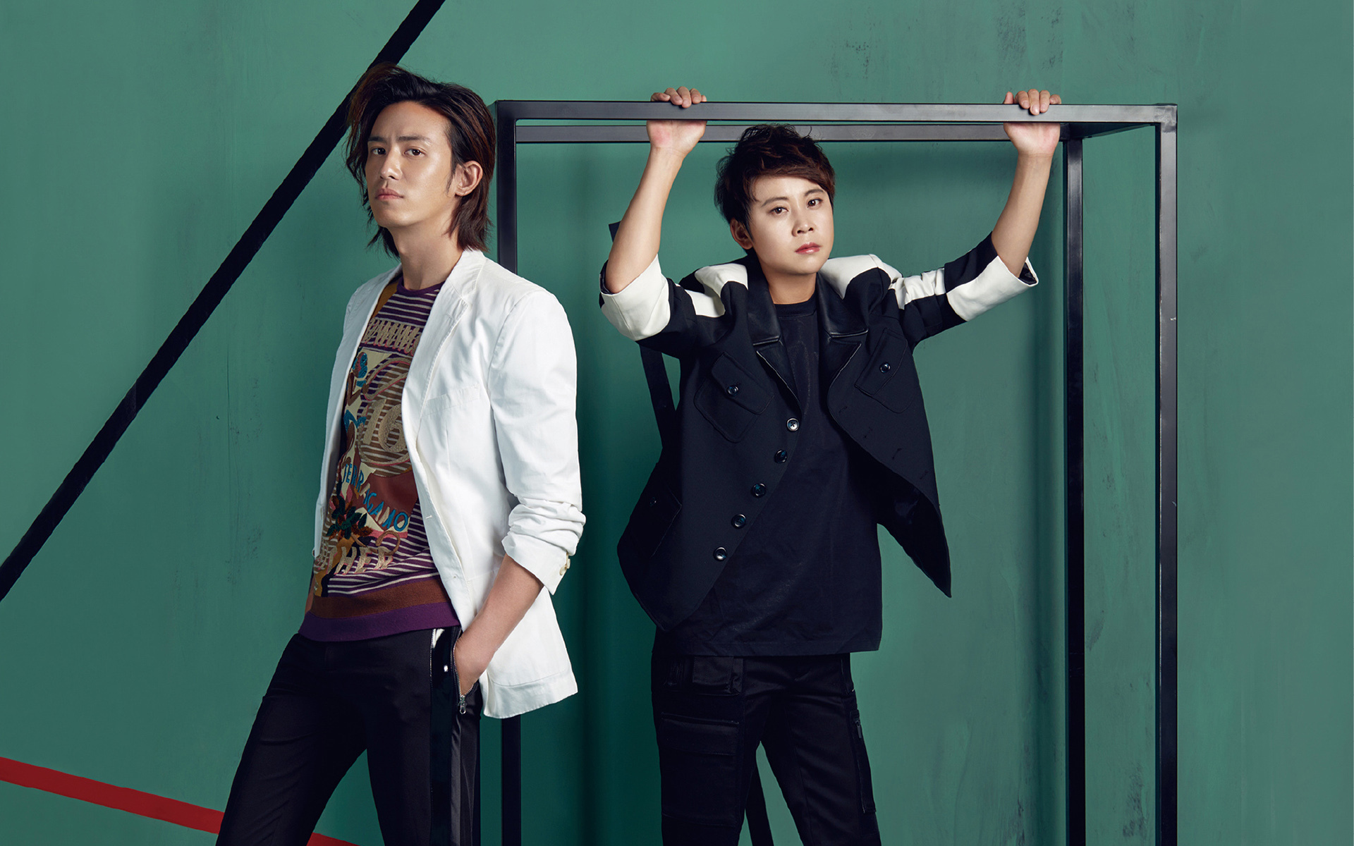 非凡搭档   真人秀 陈楚河 王蒙  写真  明星