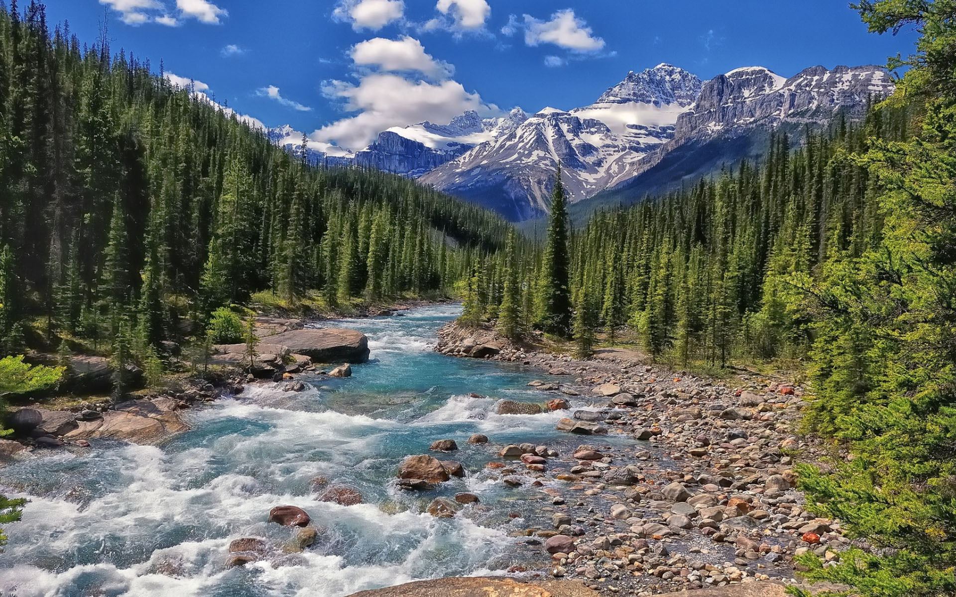 自然风光  加拿大班夫公园  唯美风景