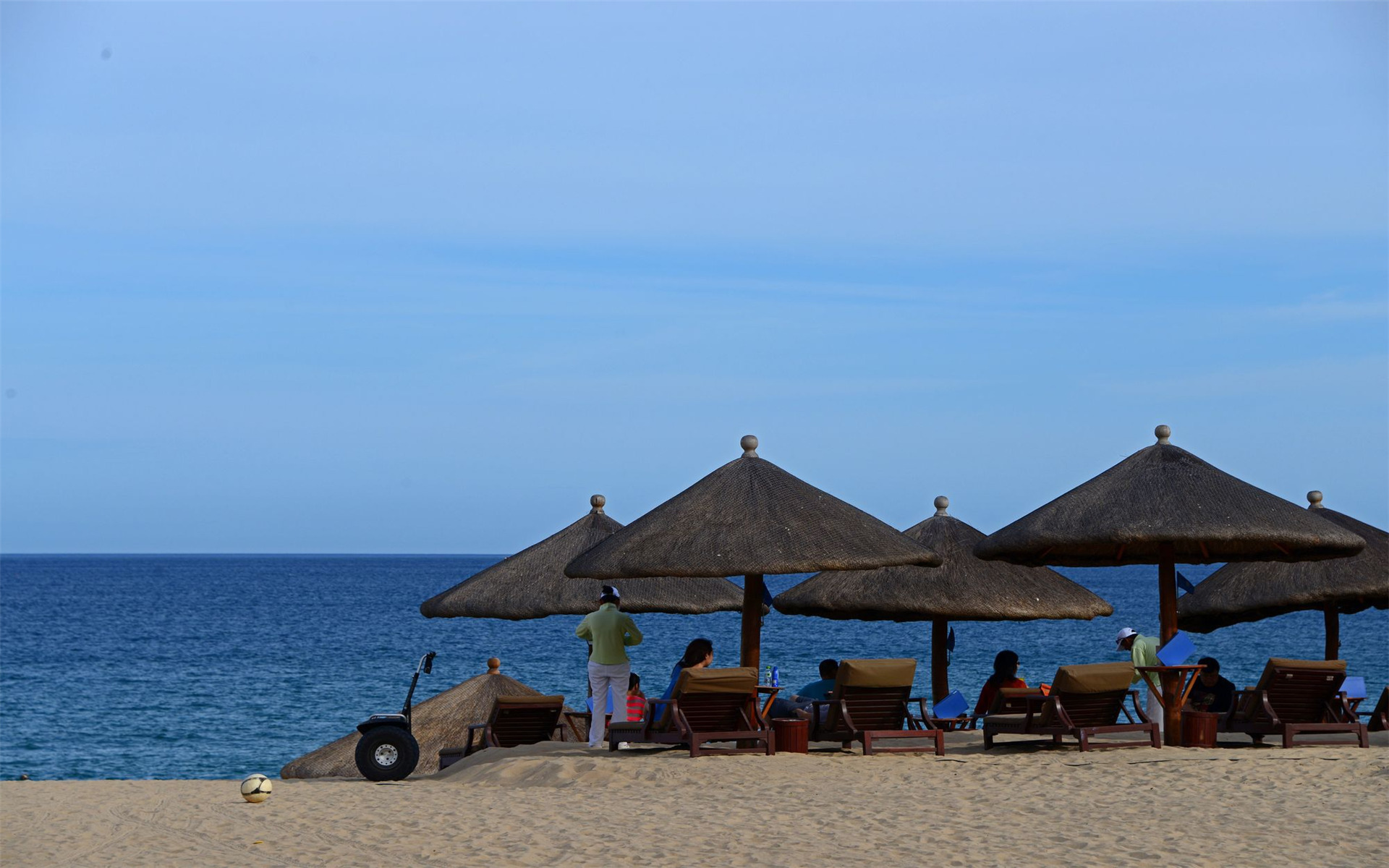 风景 三亚风景 亚龙湾 蔚蓝大海 宽屏