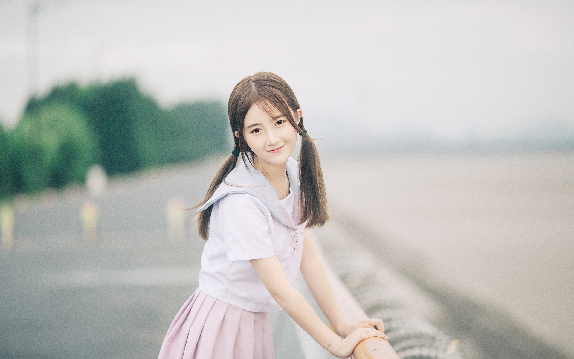 清纯  校花美女  清新  学生  制服