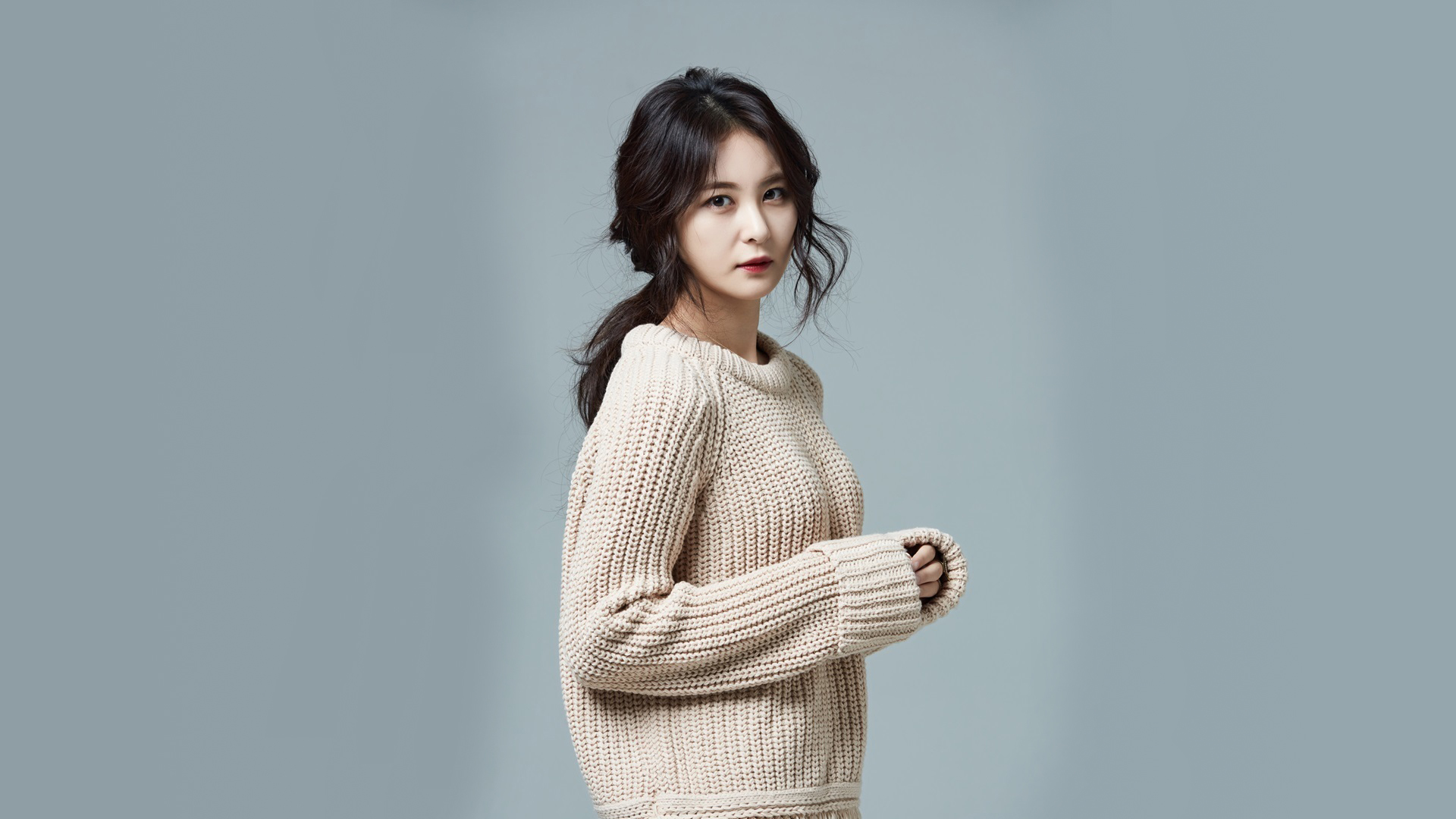 孙恩书 美女 明星 宽屏