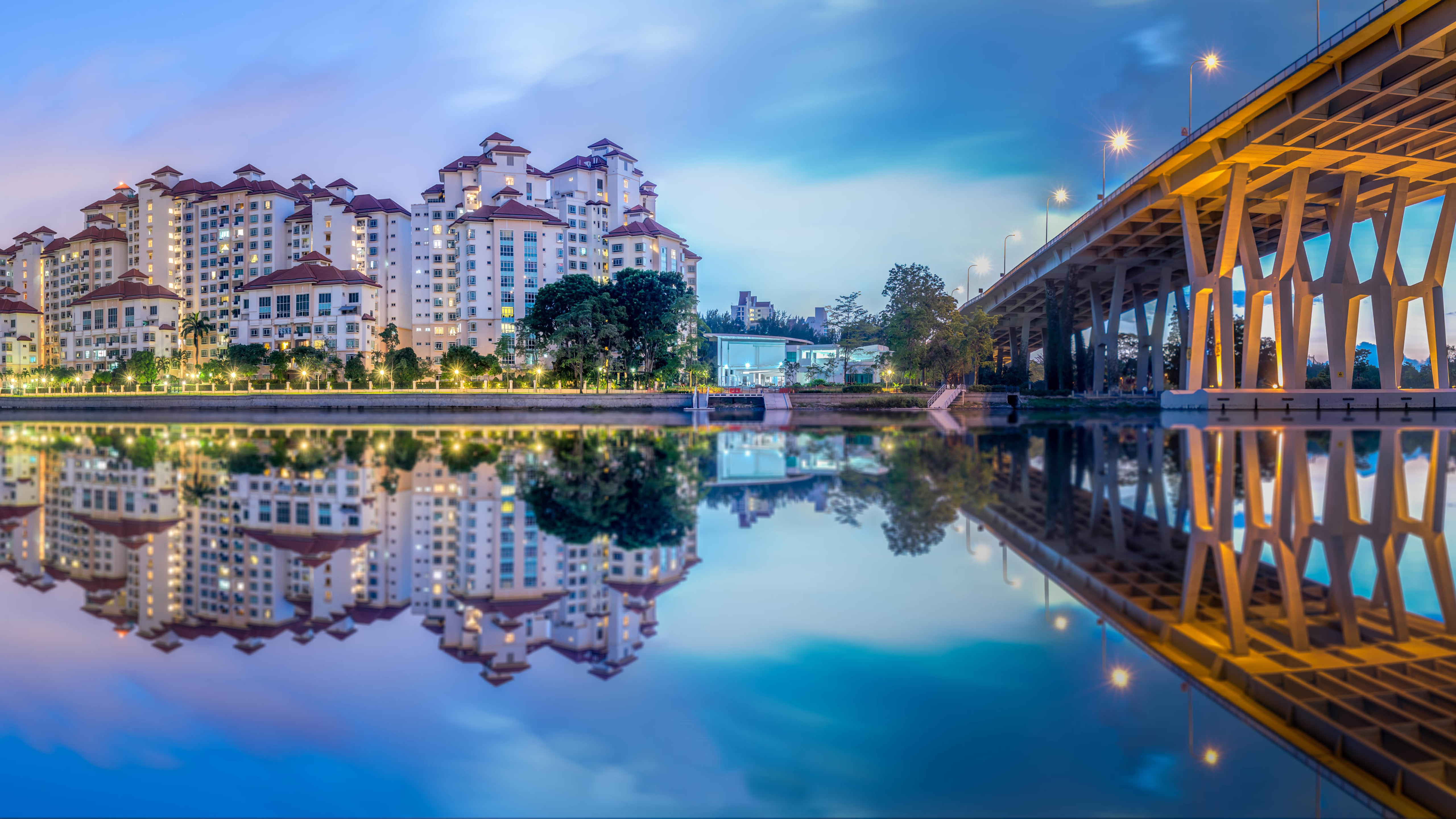 河水 建筑 桥梁