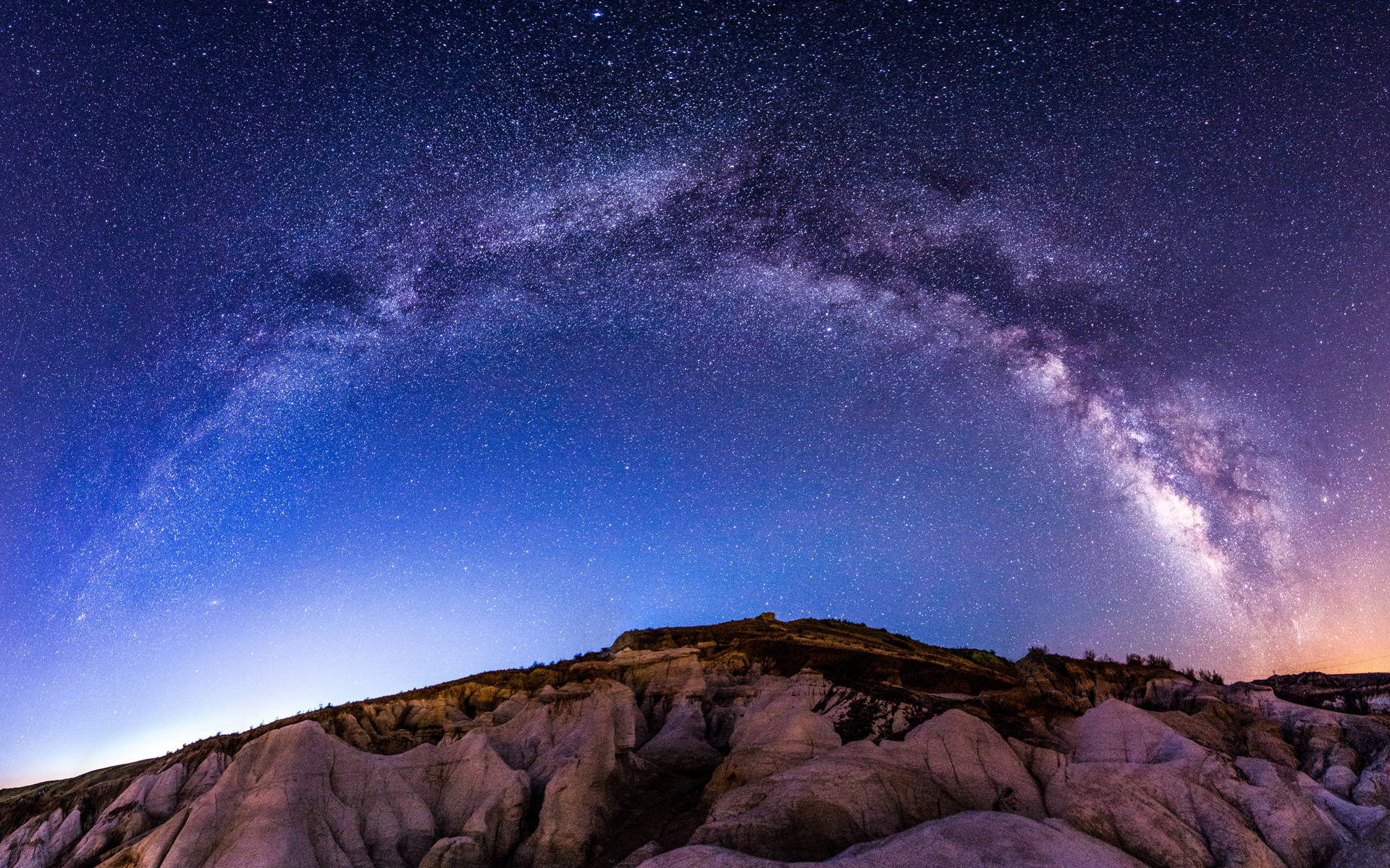 夜空 美景 星光