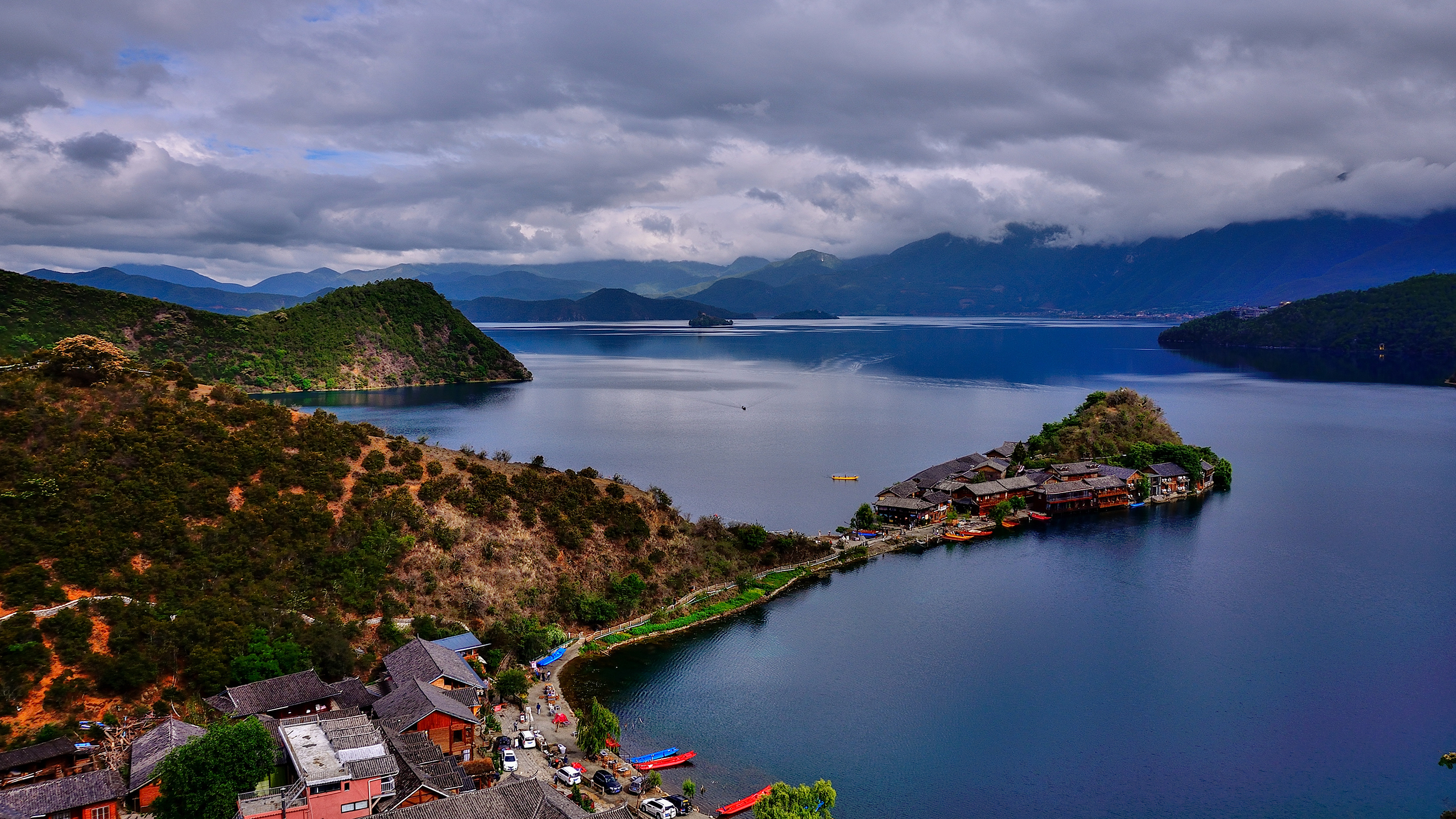 风景 2K 旅游胜地 泸沽湖