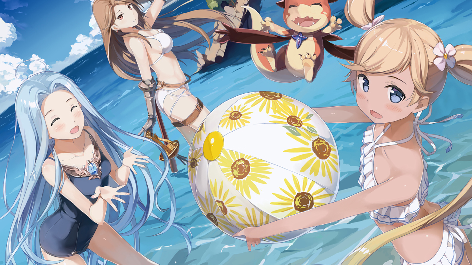 卡通人物 二次元 游泳 泳装