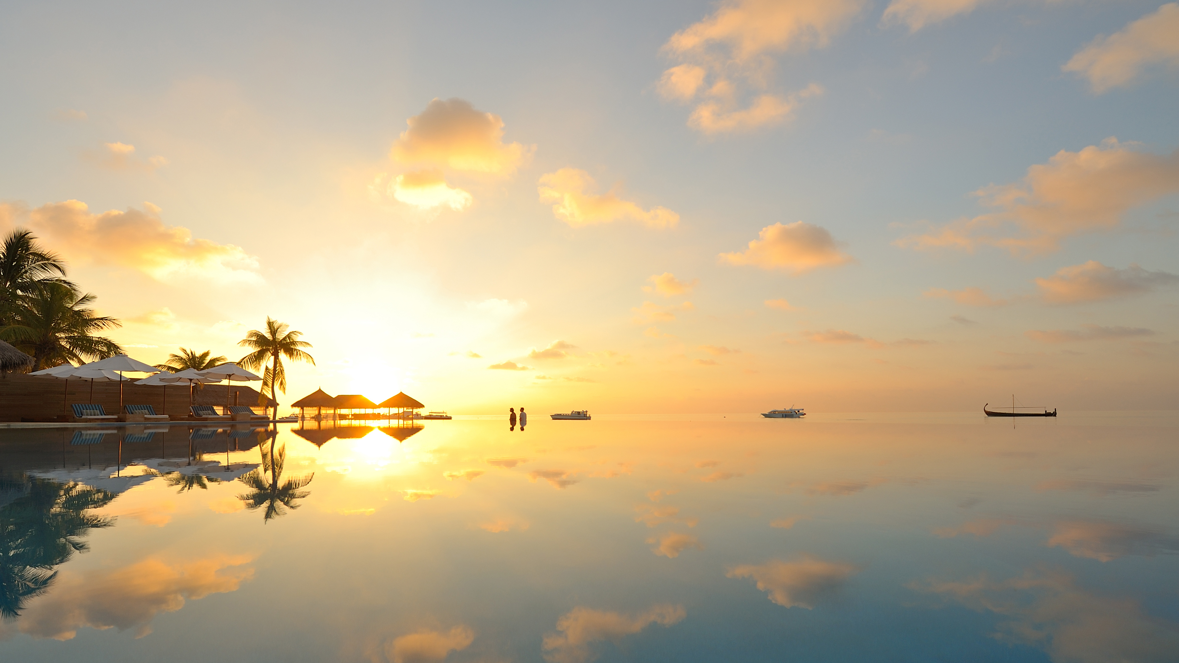 大海 度假 海景房 夕阳