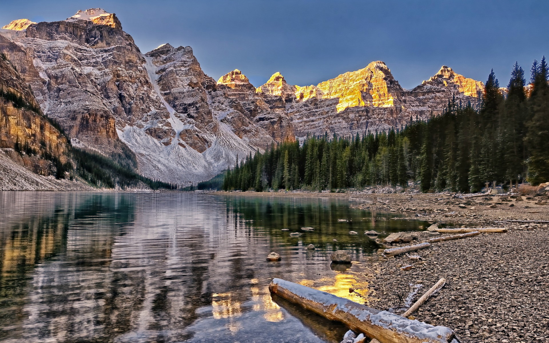 加拿大 班夫 国家公园 宽屏 风光 风景