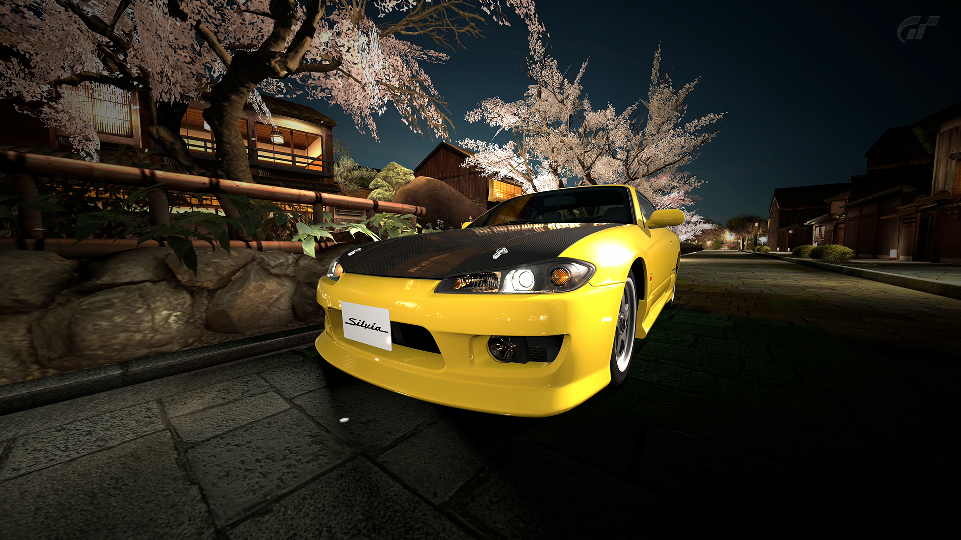 汽车 跑车 樱花