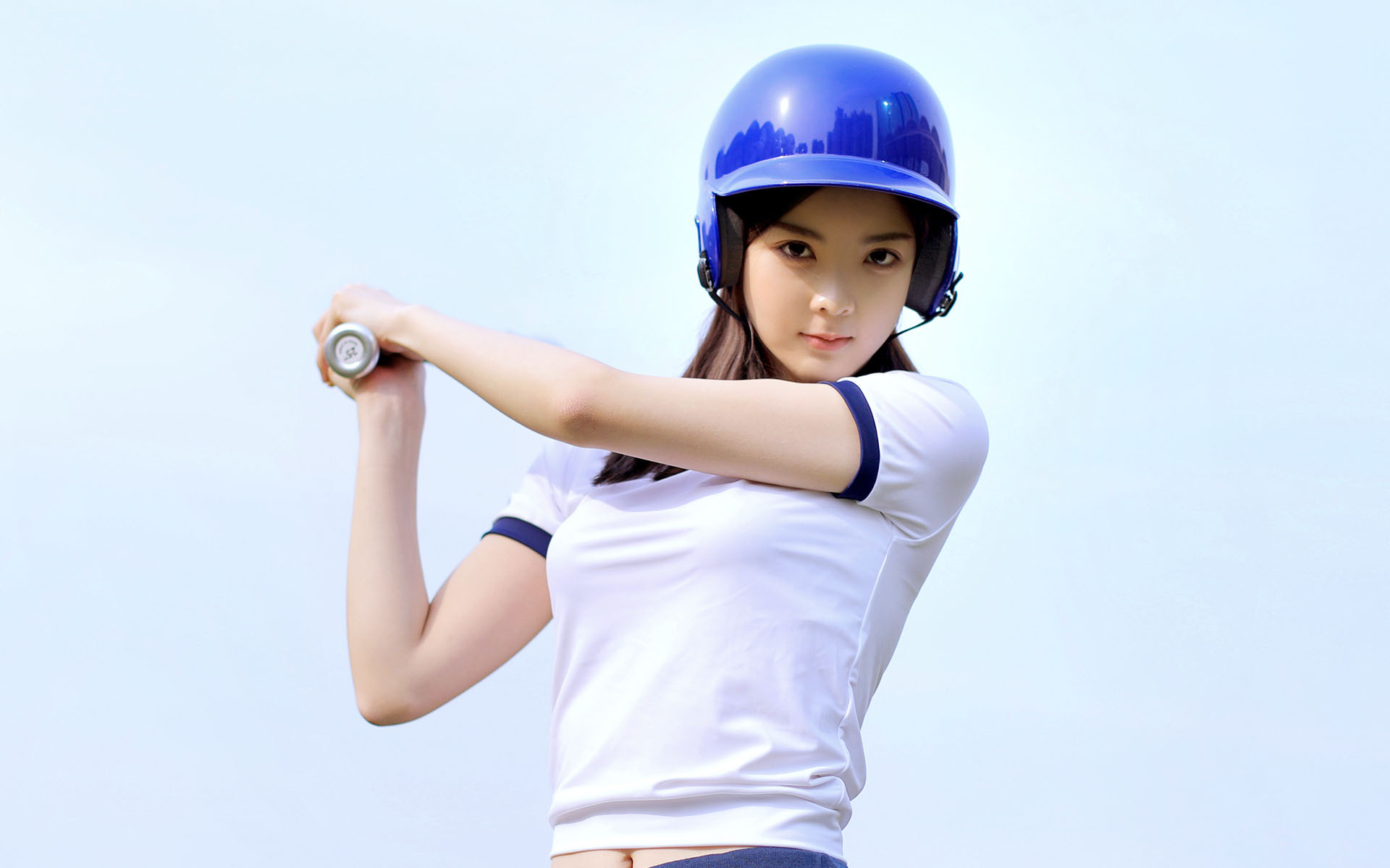 美女 模特 棒球 少女