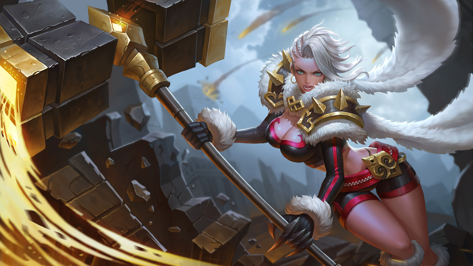 王者荣耀 钟无艳 野蛮之锤