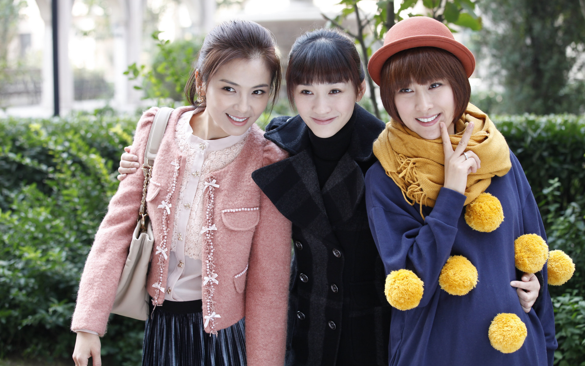 李小冉 刘涛 演员 气质美女 明星 宽屏