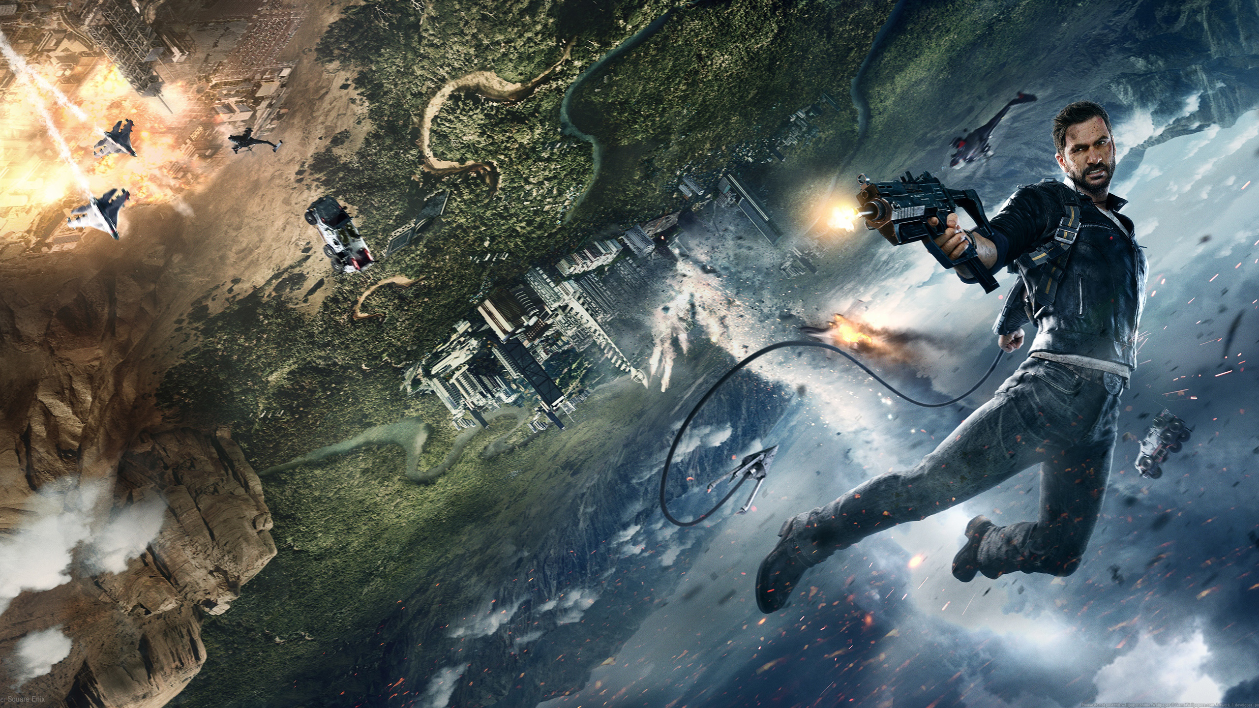 正当防卫4 降落 跳伞 射击