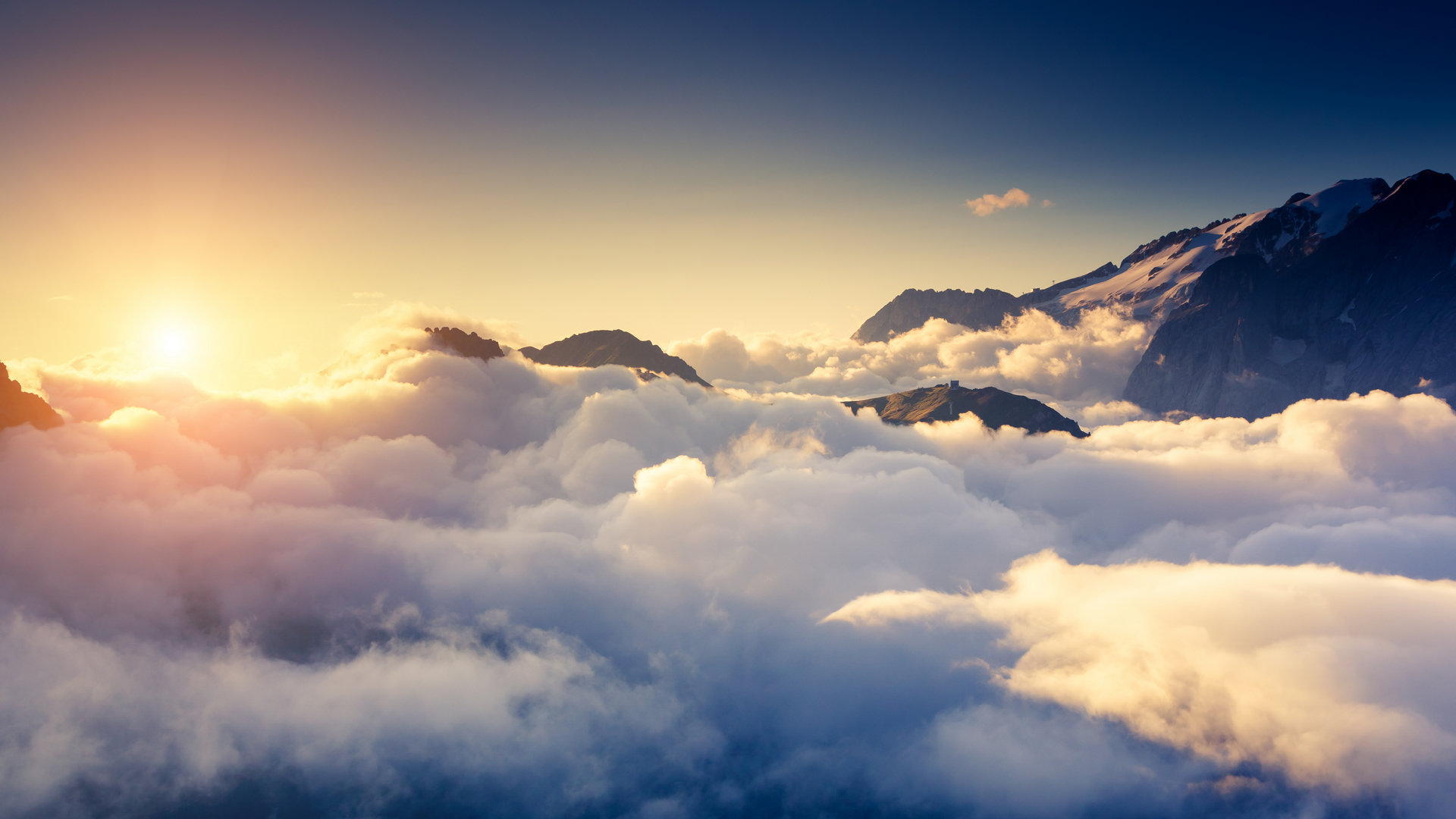 自然 美景 天空 云