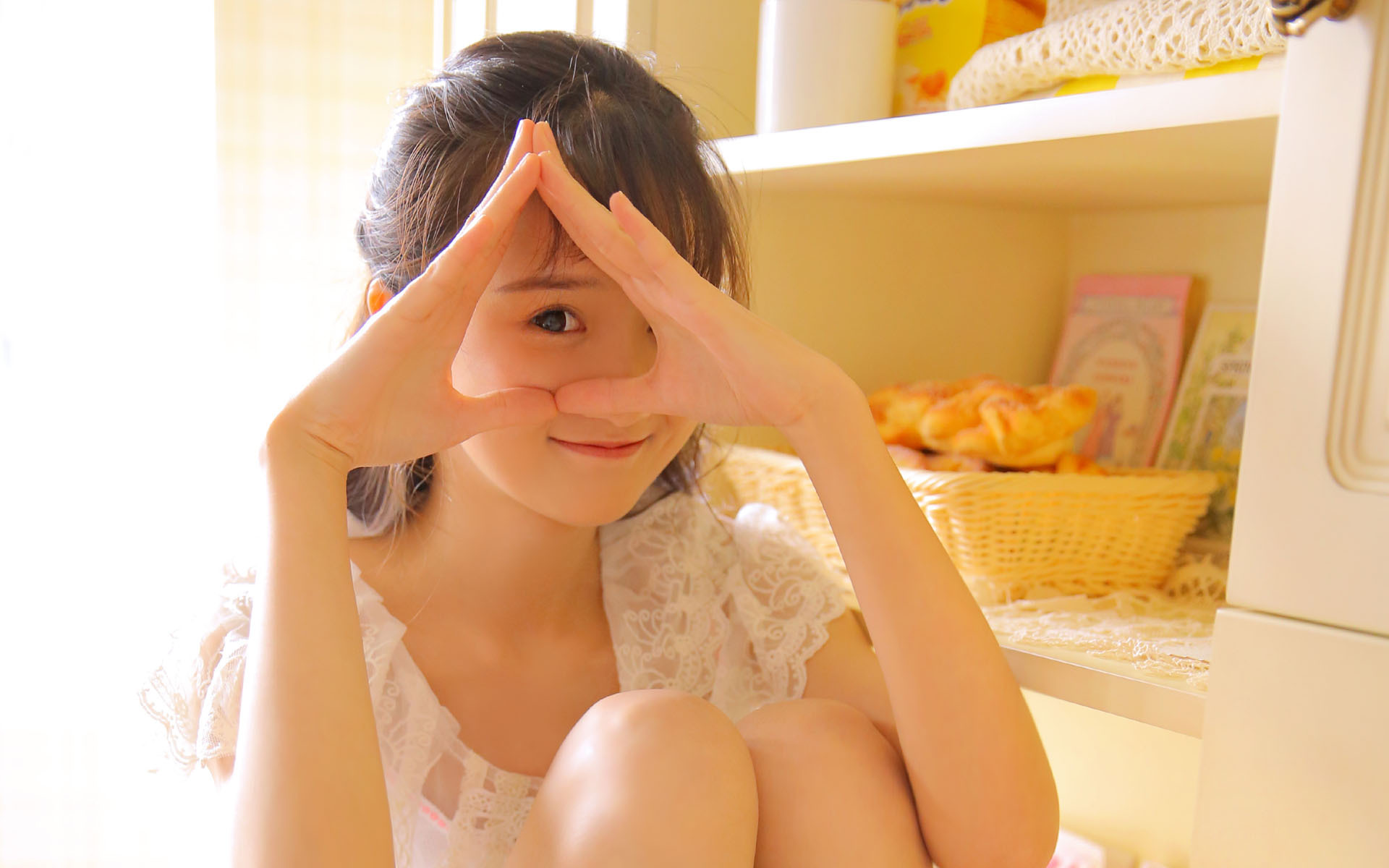 清纯 日系萝莉美女 甜美