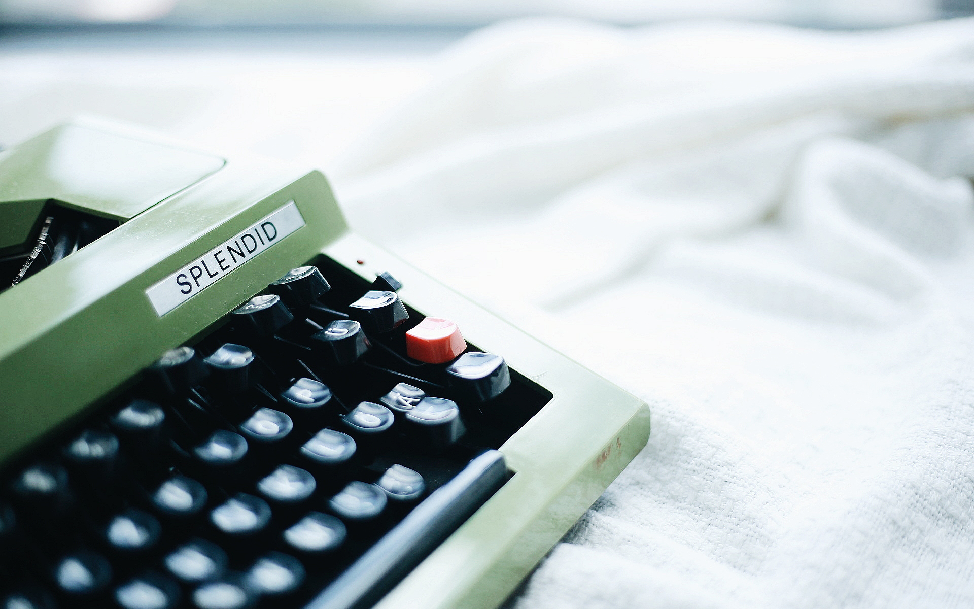 小清新 家居 静物 键盘 打字机