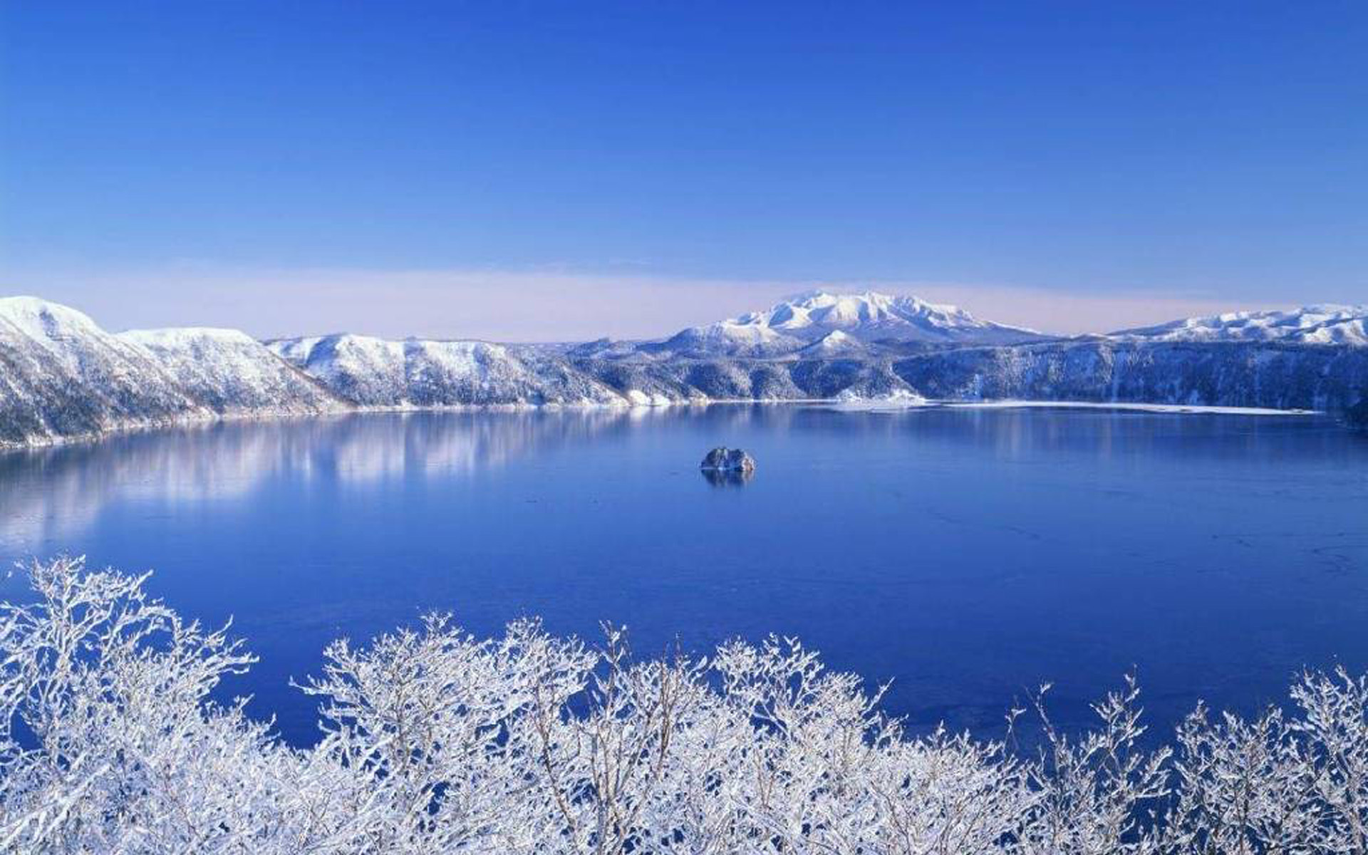 自然风光 日本摩周湖