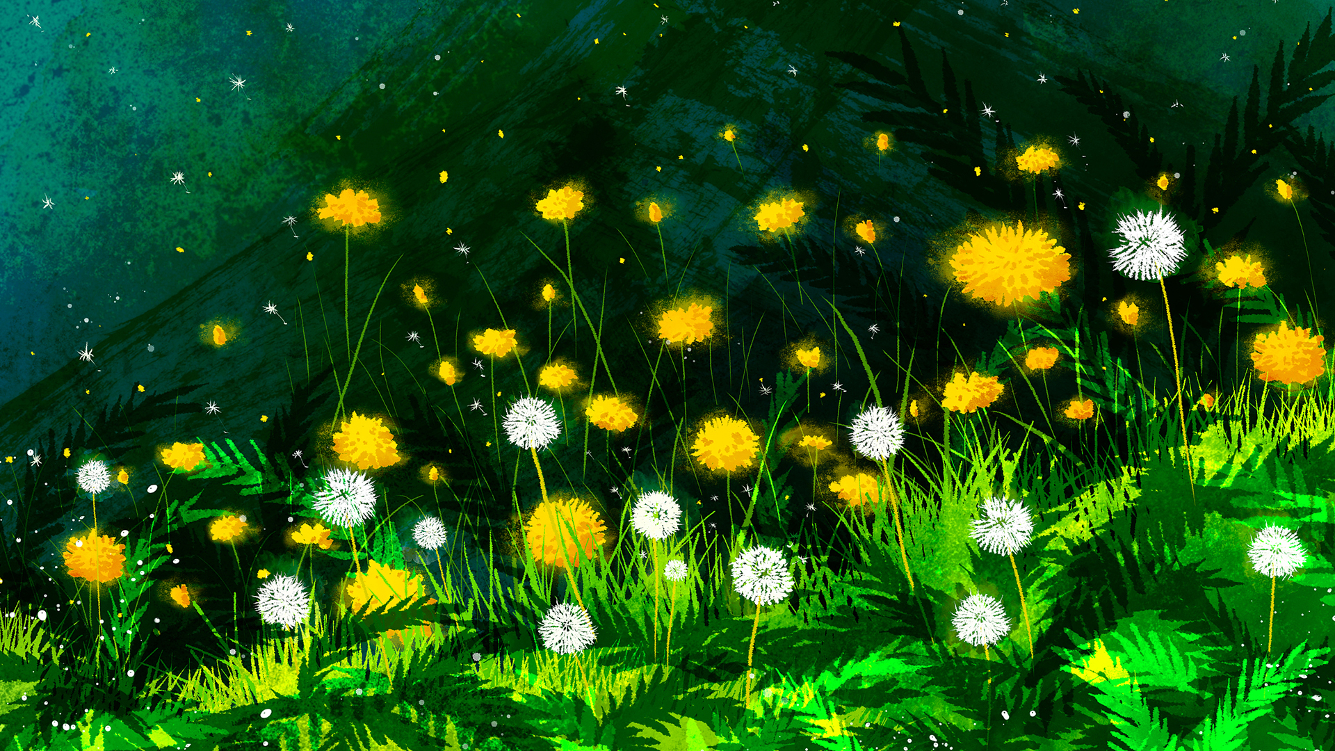 小清新 护眼壁纸 绿叶