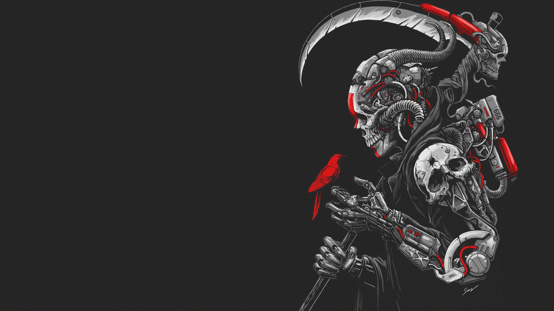 骷髅 恐怖 时尚