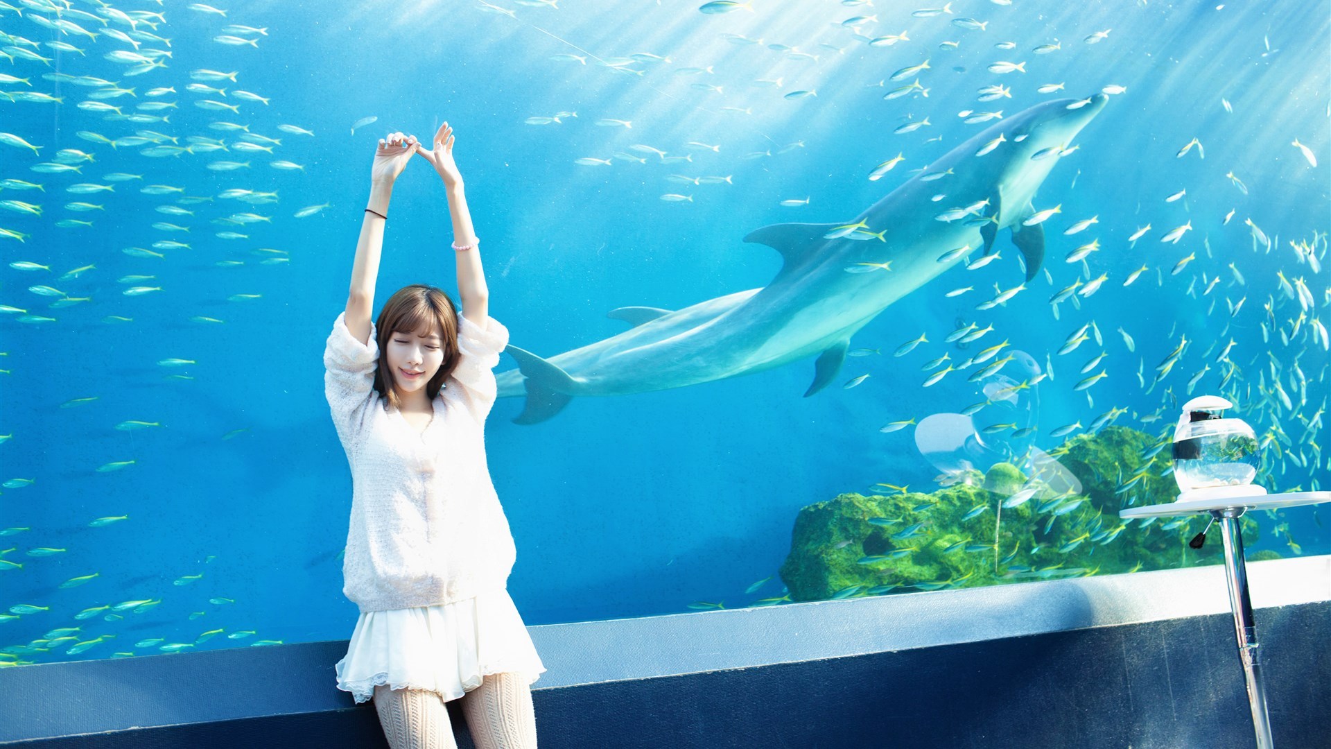 小林志铃 陈潇 美女 模特 清纯 宽屏