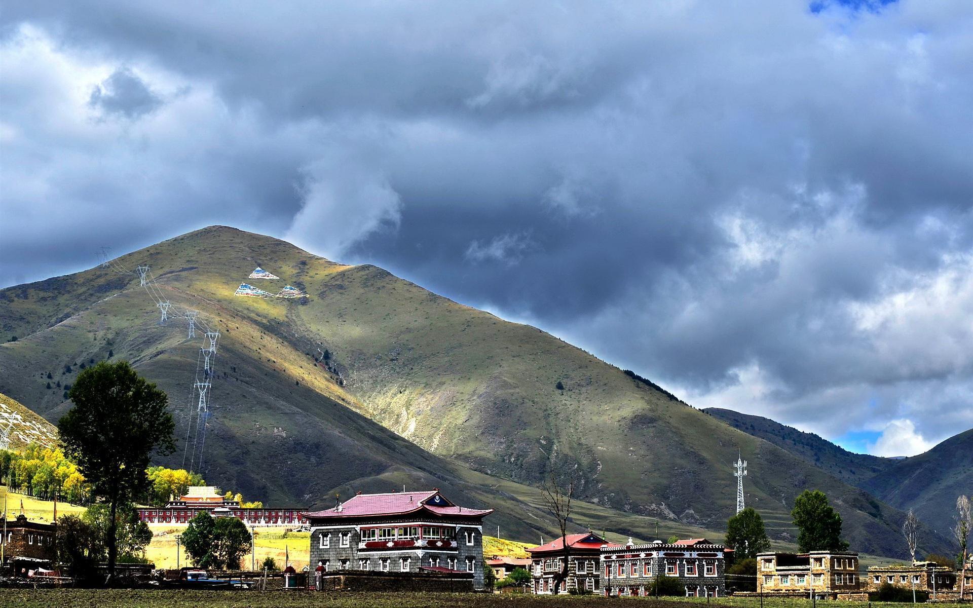 风景 四川 新都桥美景 宽屏