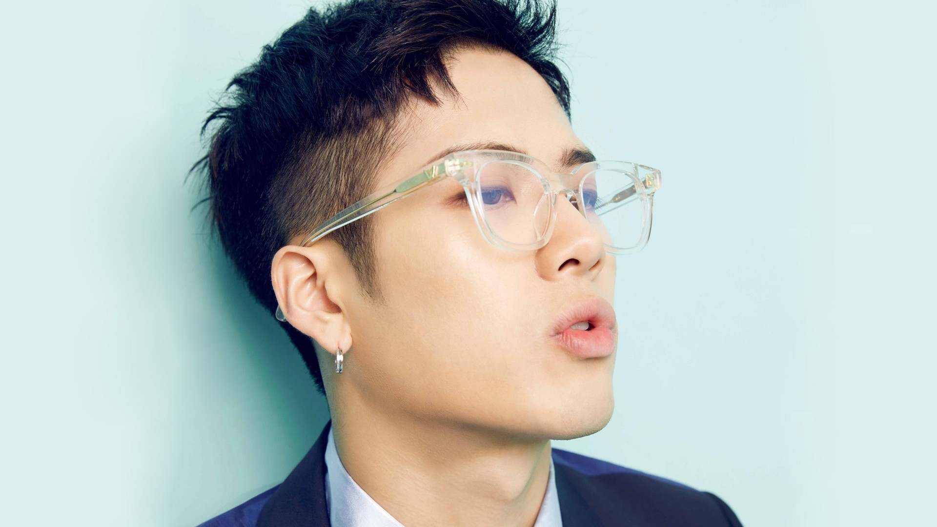 got7 王嘉尔 眼镜