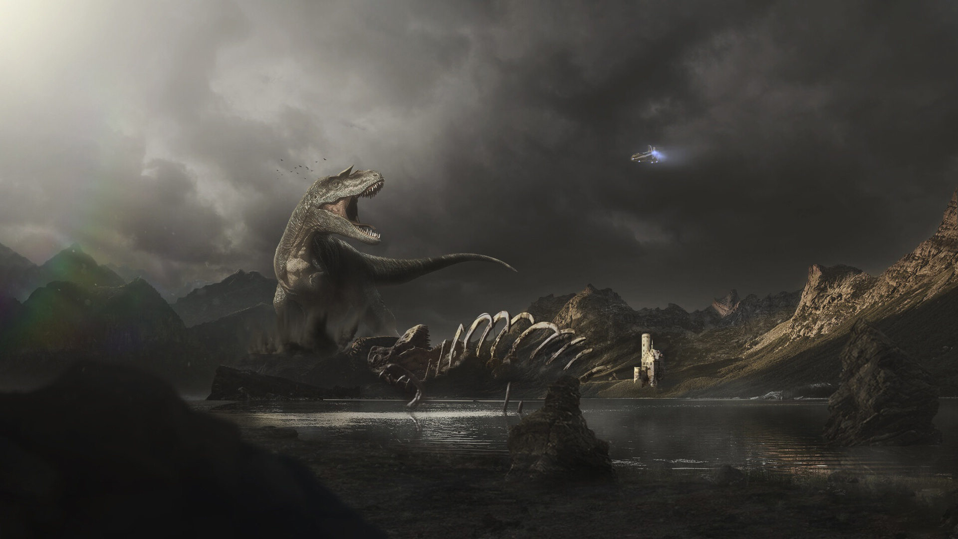 恐龙 霸王龙 侏罗纪