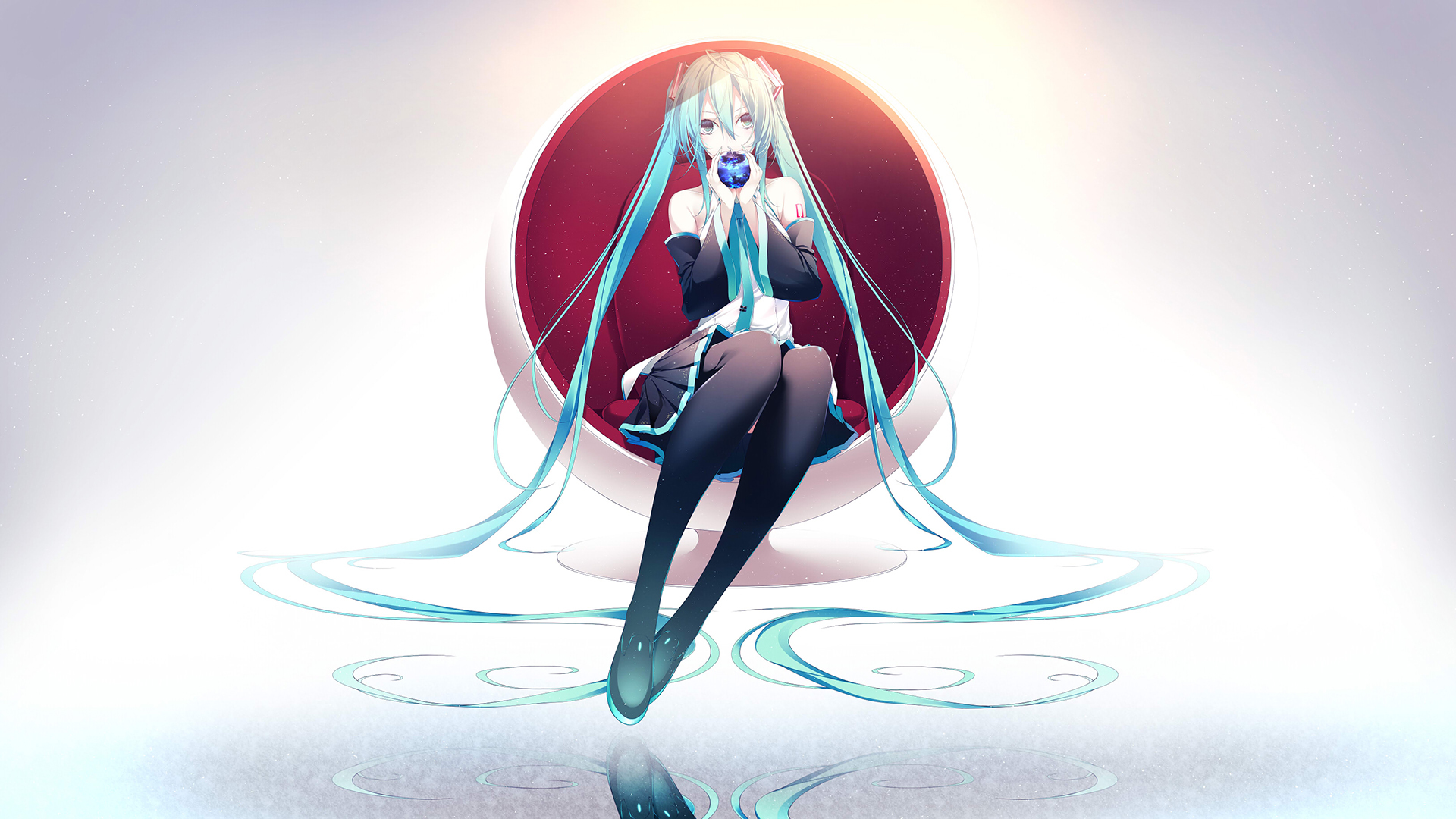 动漫  初音未来   手绘  二次元