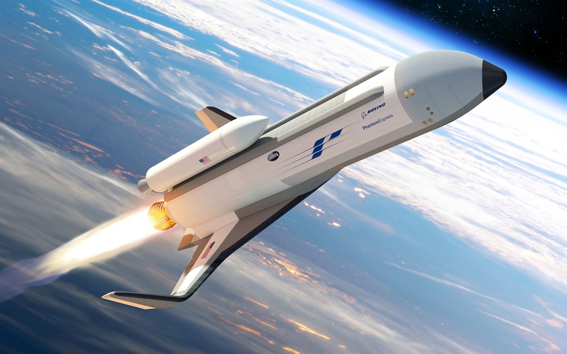 军事 航天飞机 波音幻影快车航天飞机