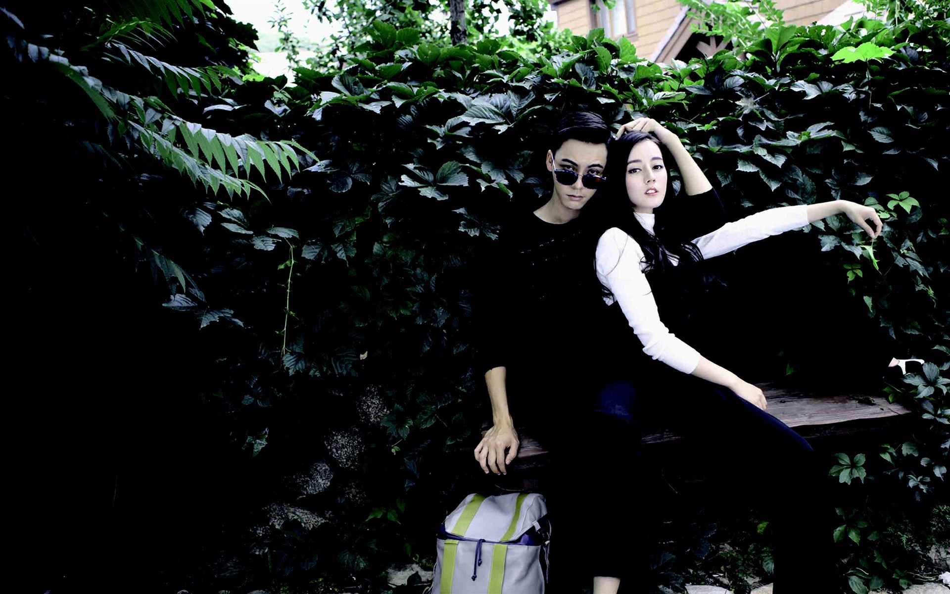 迪丽热巴 陈伟霆 甜蜜 情侣 宽屏