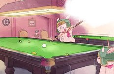 动漫 开学 手绘 卡通 米兔 儿童桌面专用