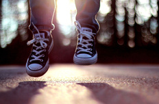 小清新 帆布鞋 静物写真 儿童桌面专用