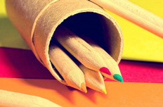 小清新 铅笔 静物写真 儿童桌面专用