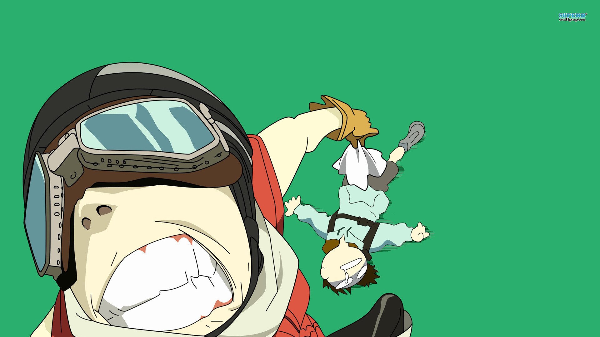 动漫 绿色 卡通