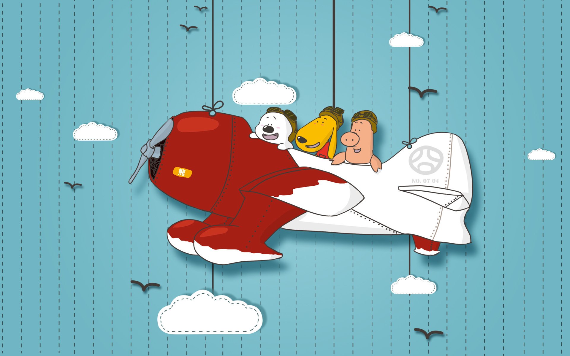 动漫卡通 手绘 动画 小囧熊 儿童桌面专用