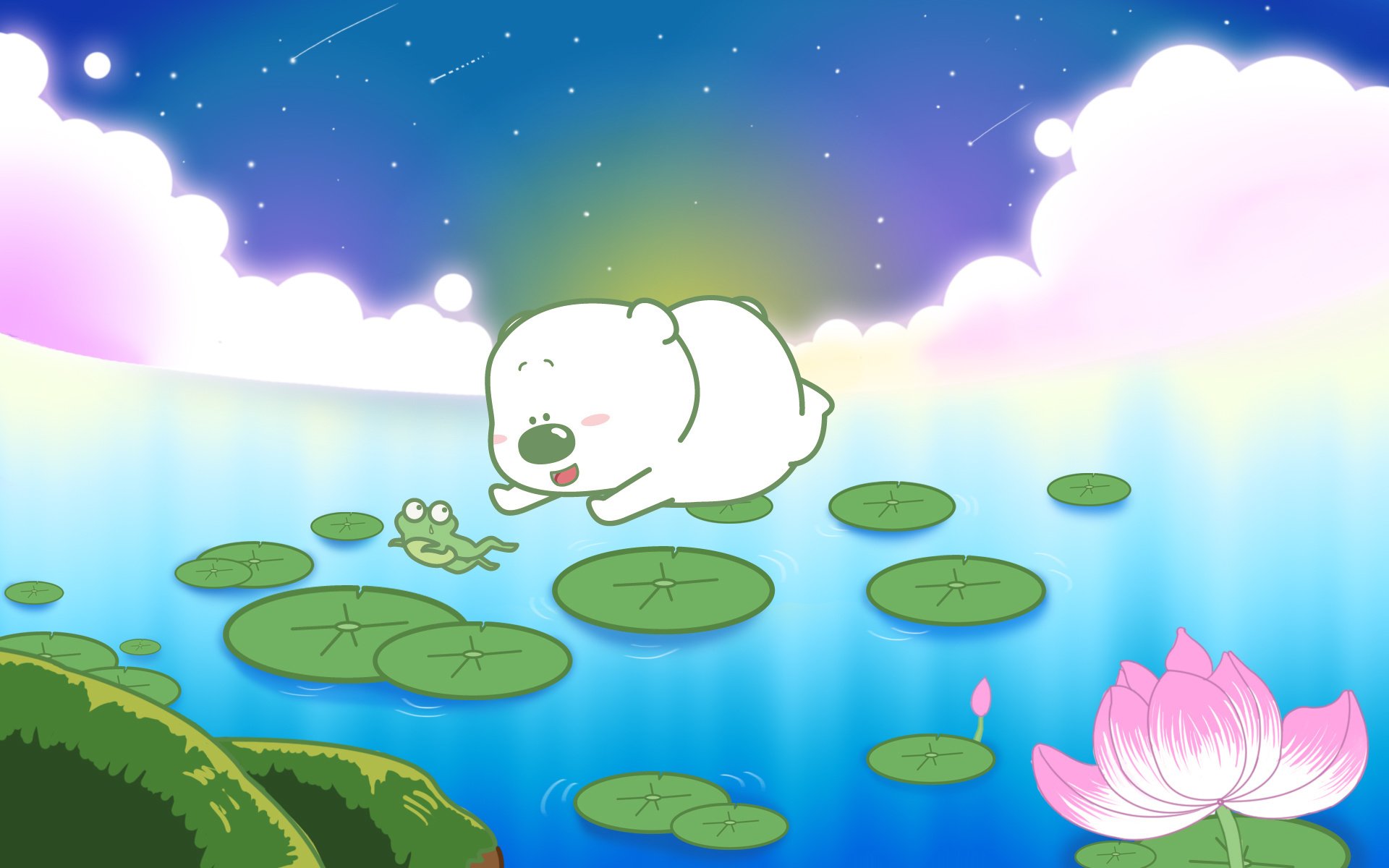 动漫 小囧熊 可爱 萌系 儿童桌面专用