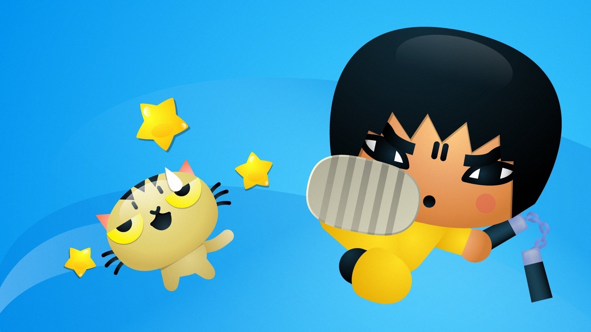 动漫 卡通 pucca 中国娃娃 可爱 儿童桌面专用