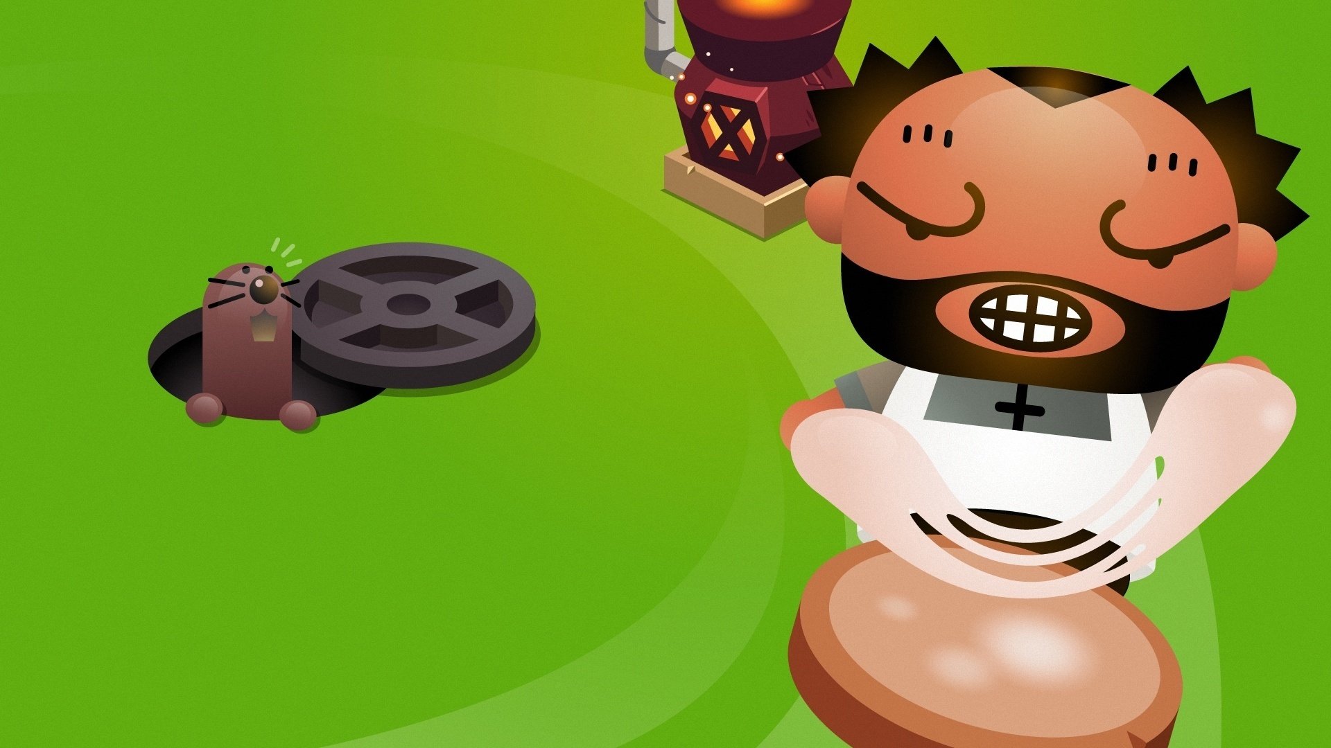 动漫 卡通 pucca 中国娃娃 可爱 儿童桌面专用