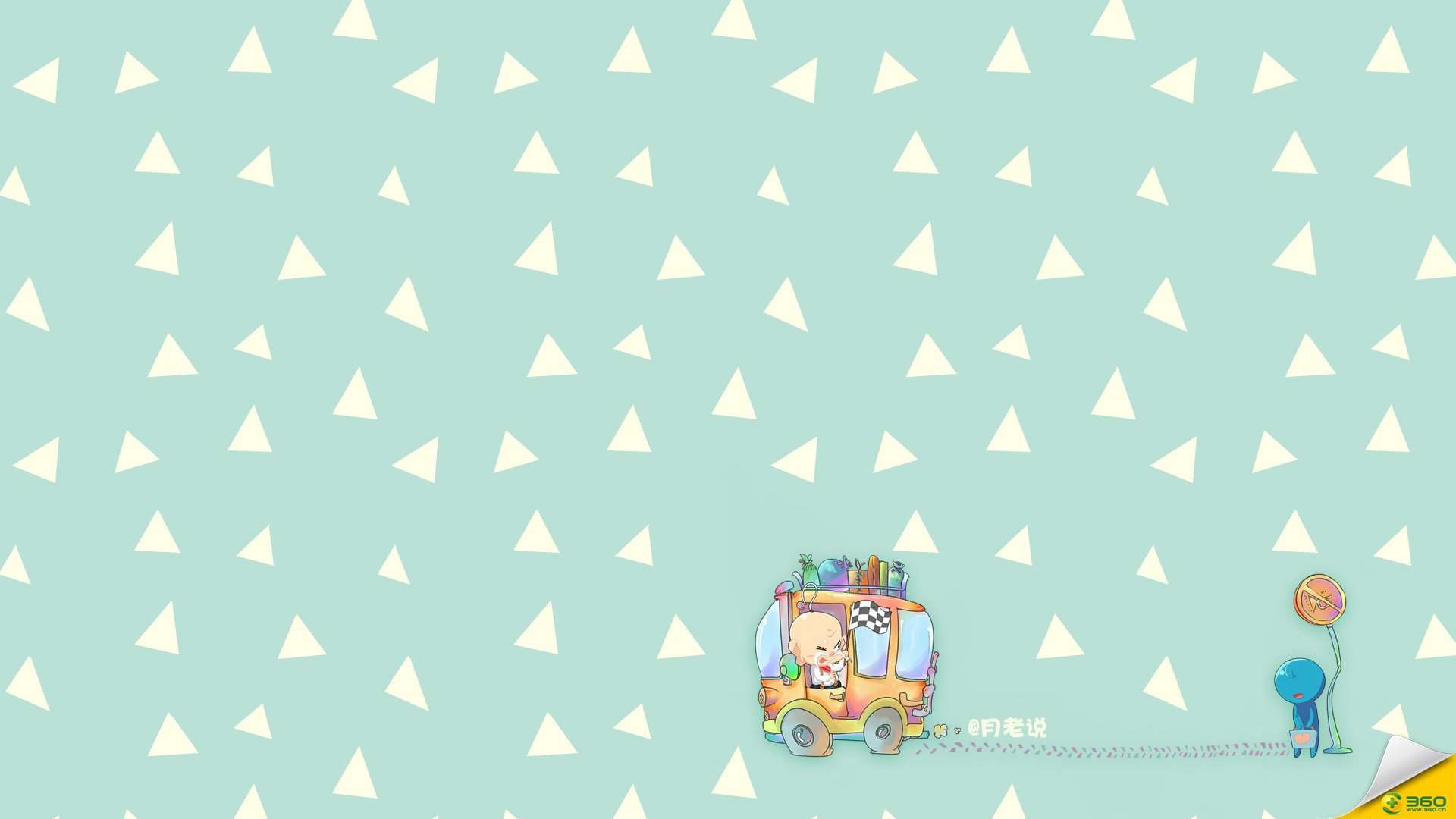 动漫 卡通 月老说 手绘 儿童桌面专用