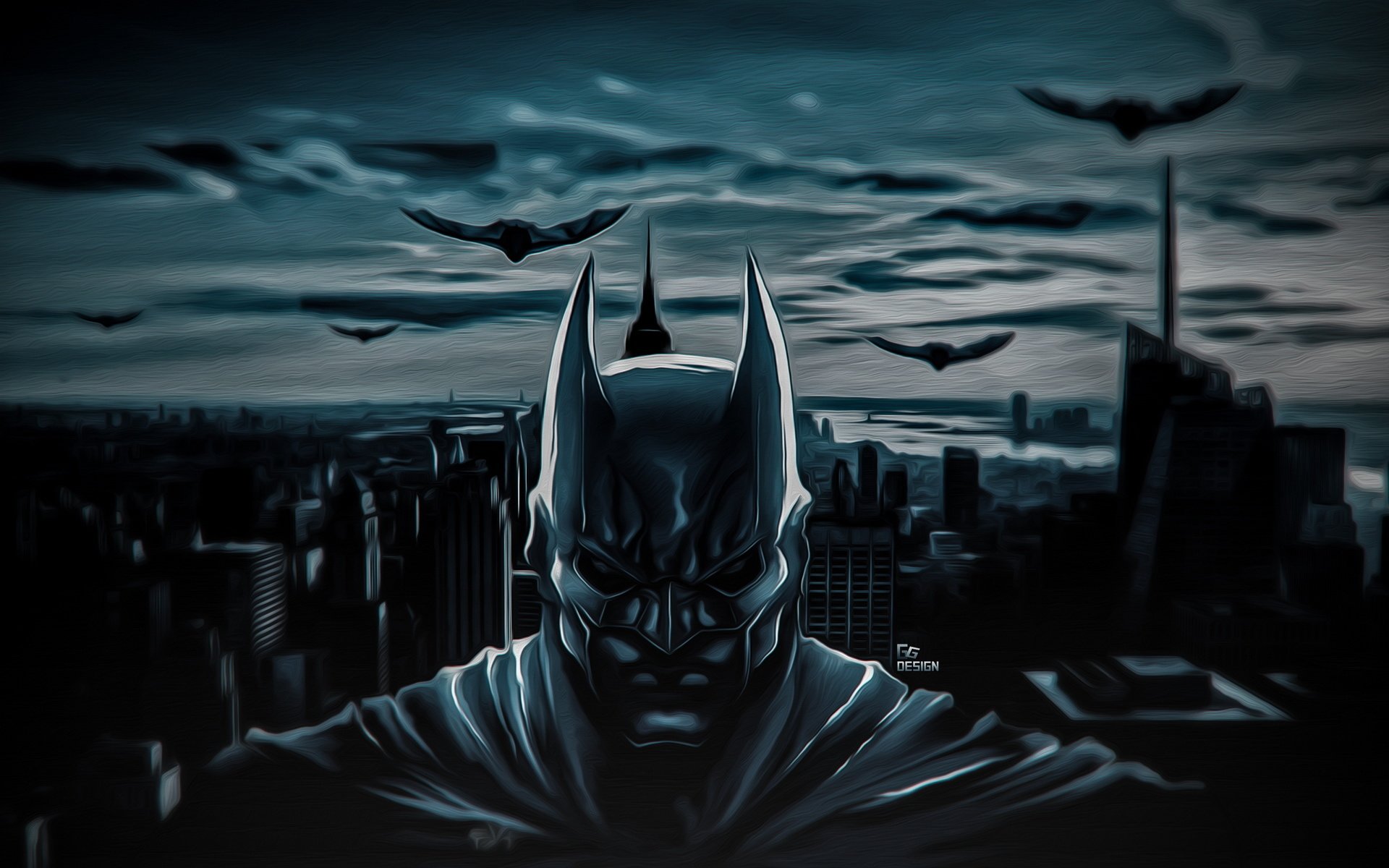 动漫 卡通 绘画 手绘 蝙蝠侠