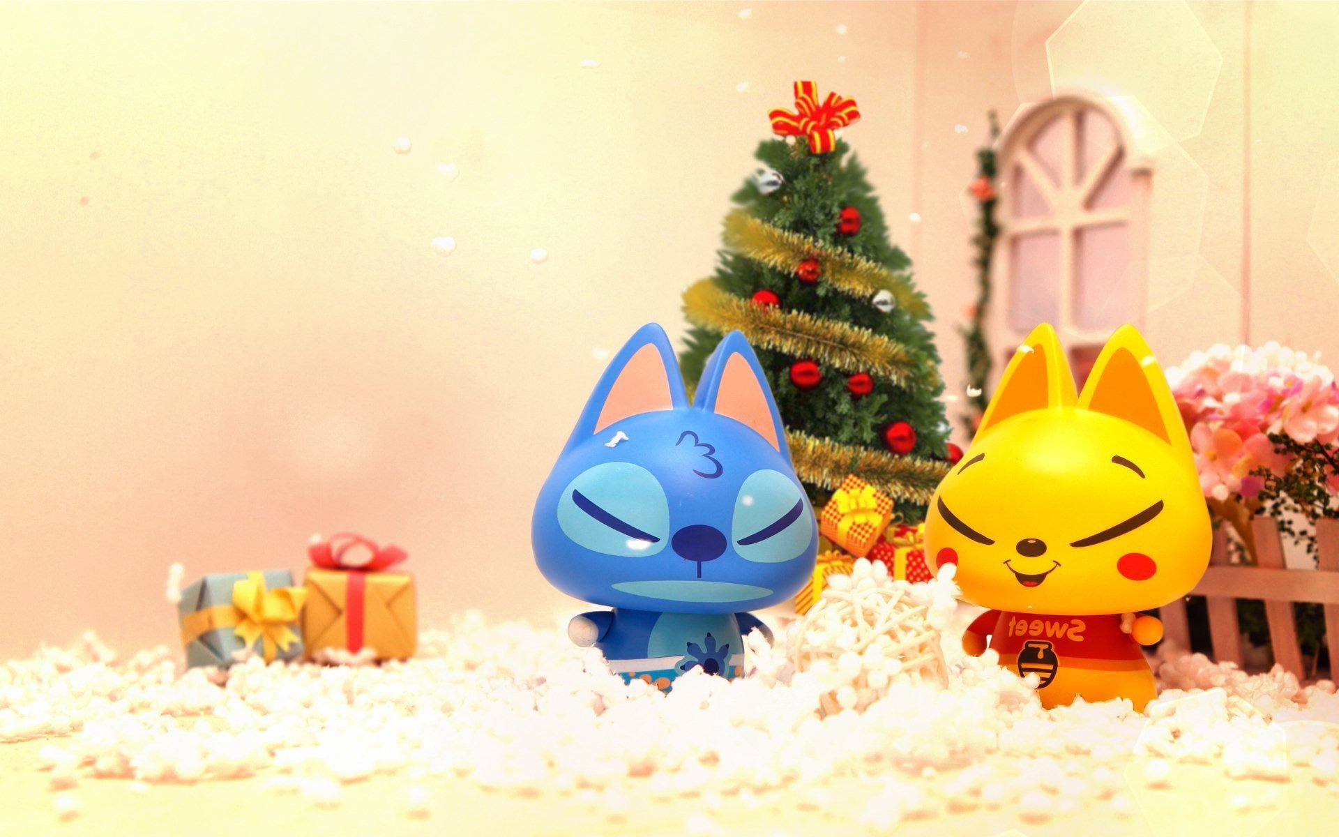 动漫 可爱 动画 手绘 圣诞节 拽猫 儿童桌面专用