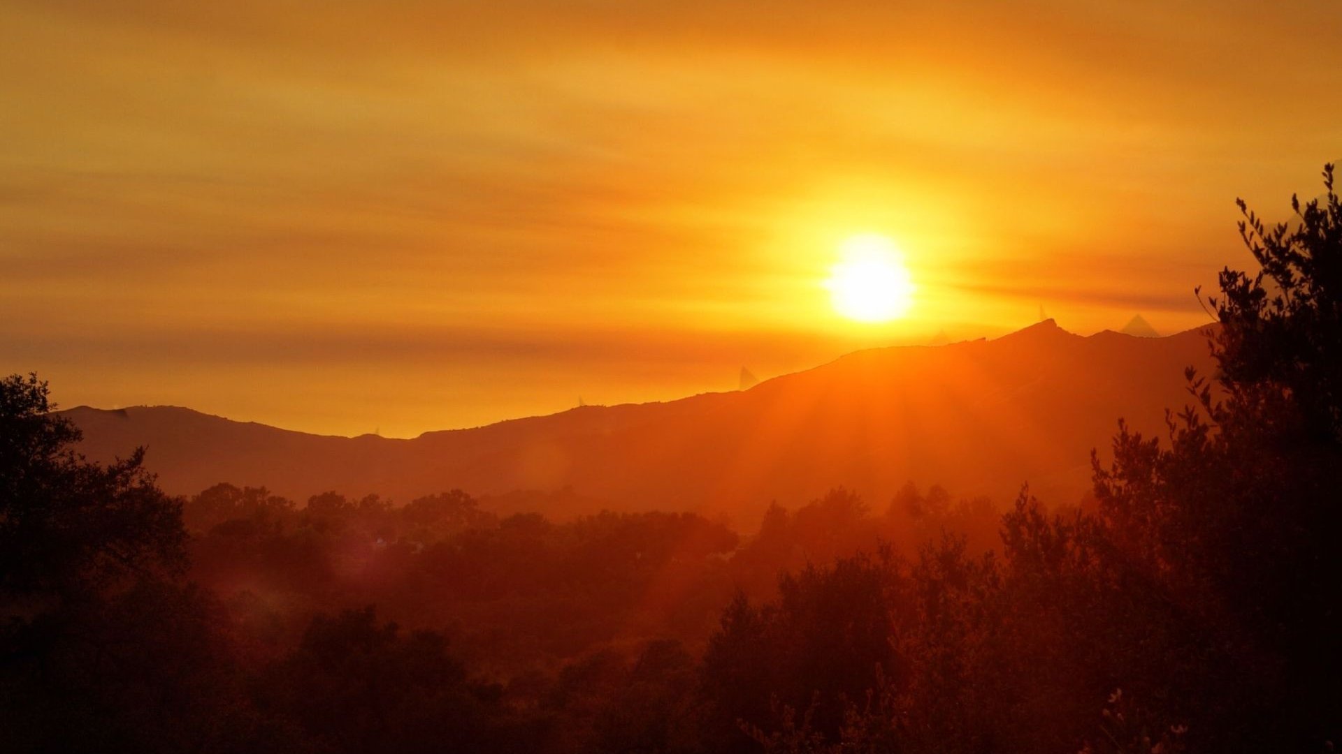 自然 风光 风景 落日余晖 夕阳 黄昏 傍晚 唯美
