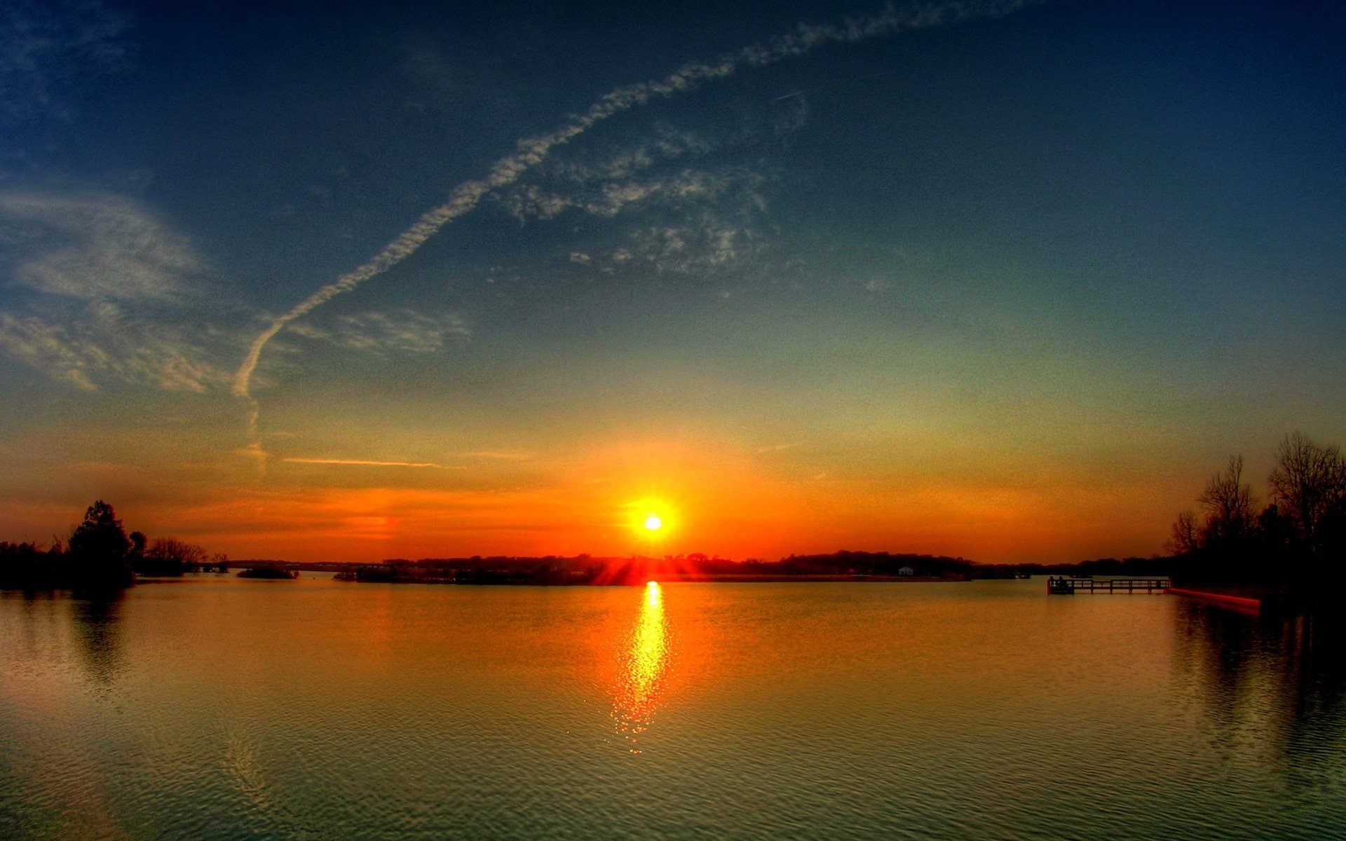 自然 风光 风景 落日余晖 夕阳 黄昏 傍晚 唯美
