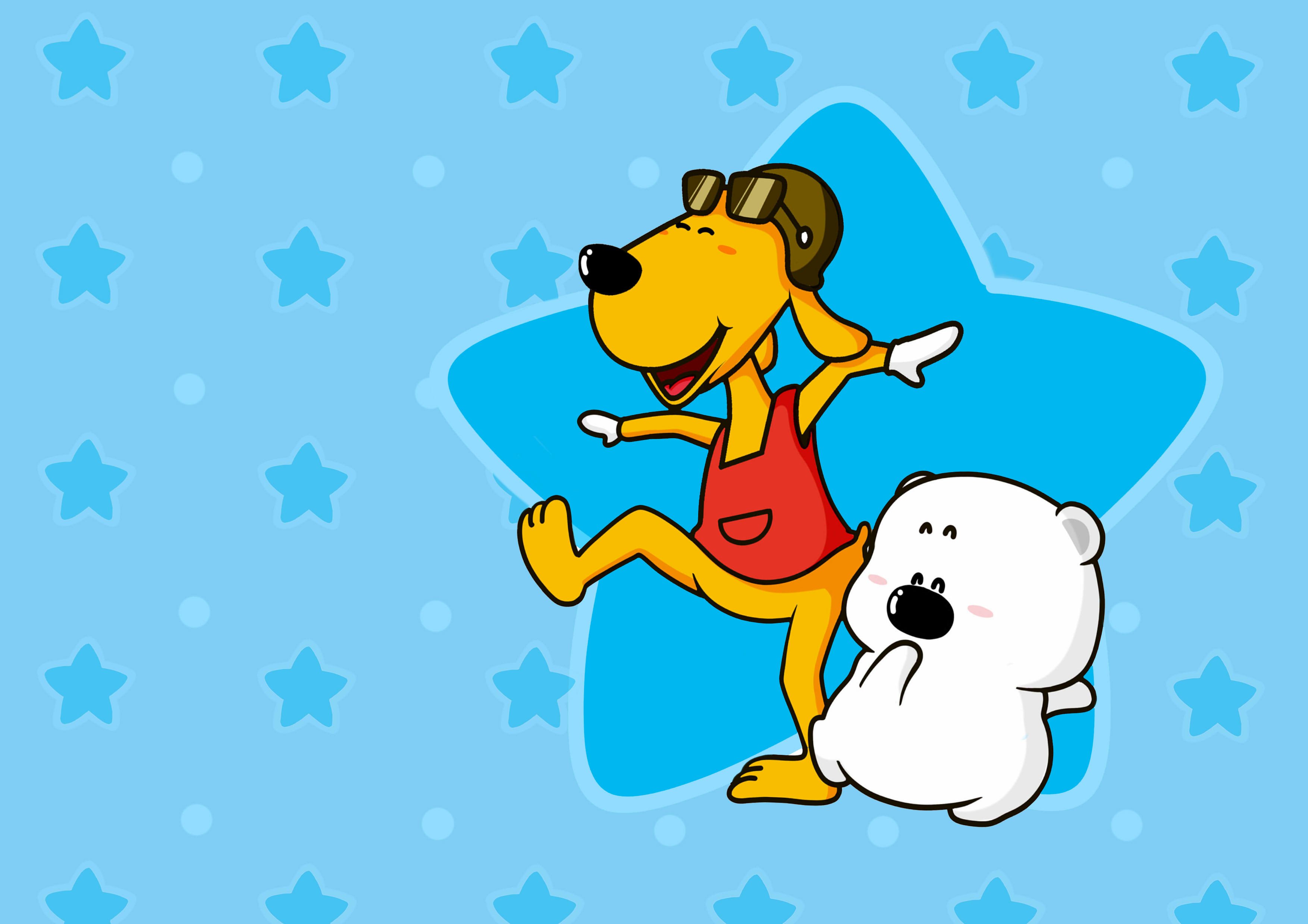 动漫卡通 小囧熊 手绘