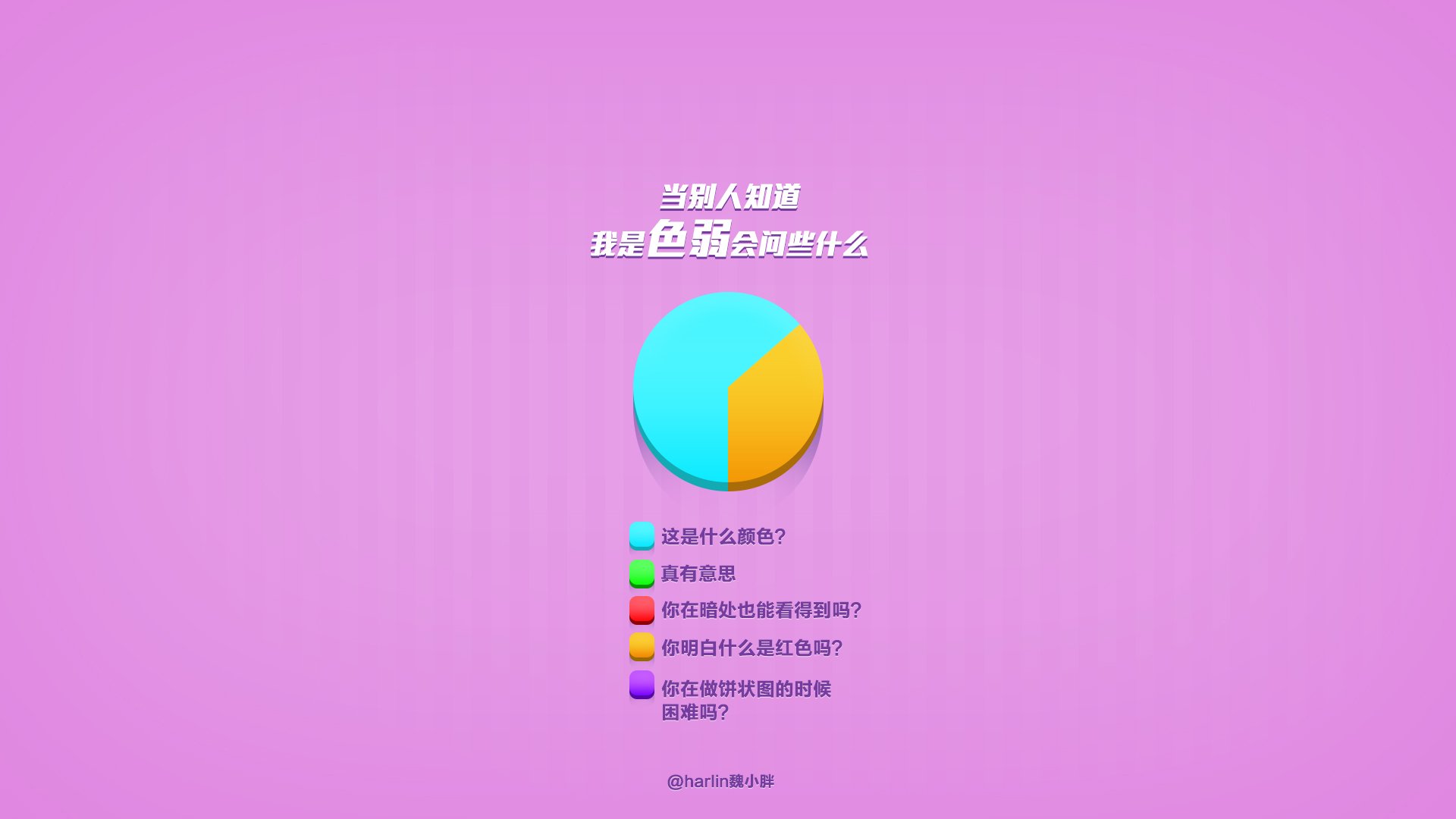 炫酷 简约 文字 纯色 恶搞