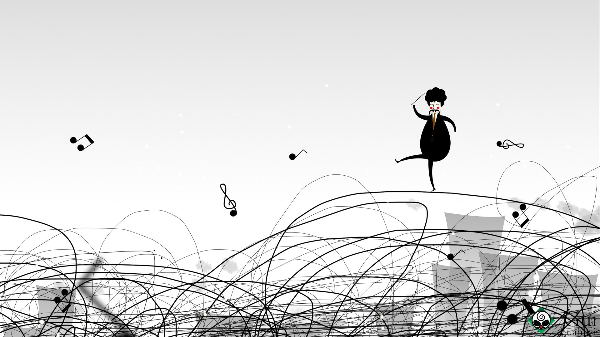 炫酷 简约 手绘