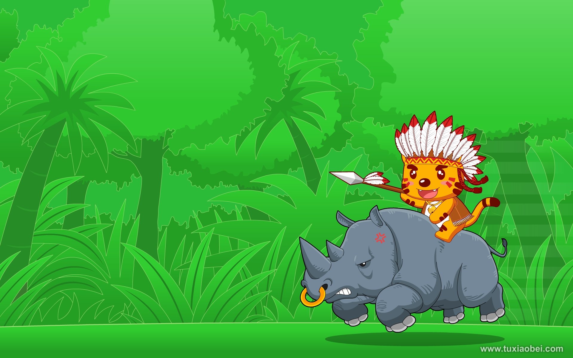 动漫 手绘 兔小贝