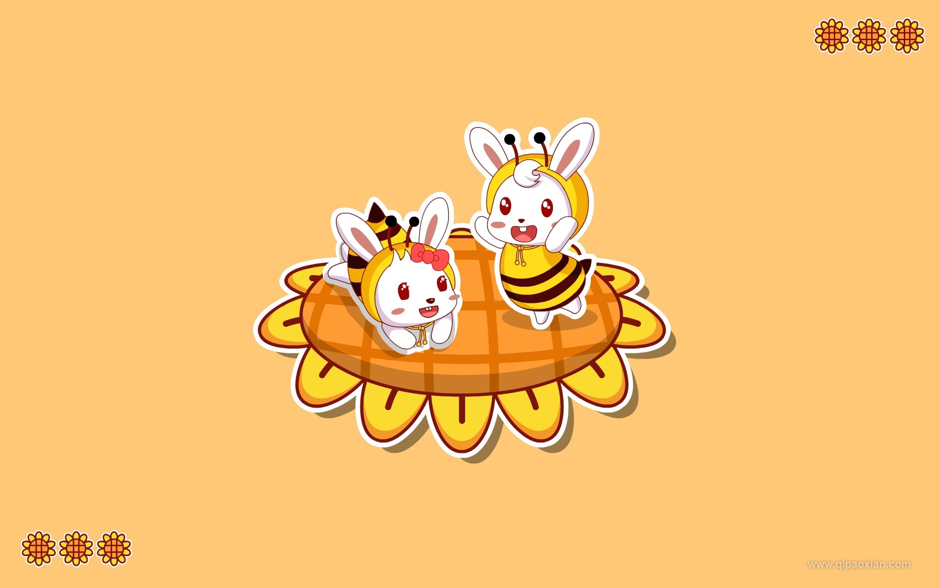 动漫 手绘 兔小贝