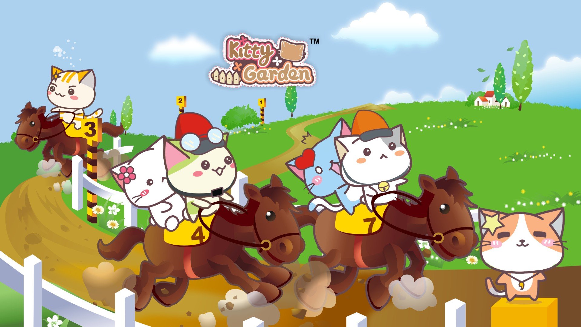 卡通 手绘 可爱 猫咪 KG猫咪乐园  Kitty Garden 猫咪乐园